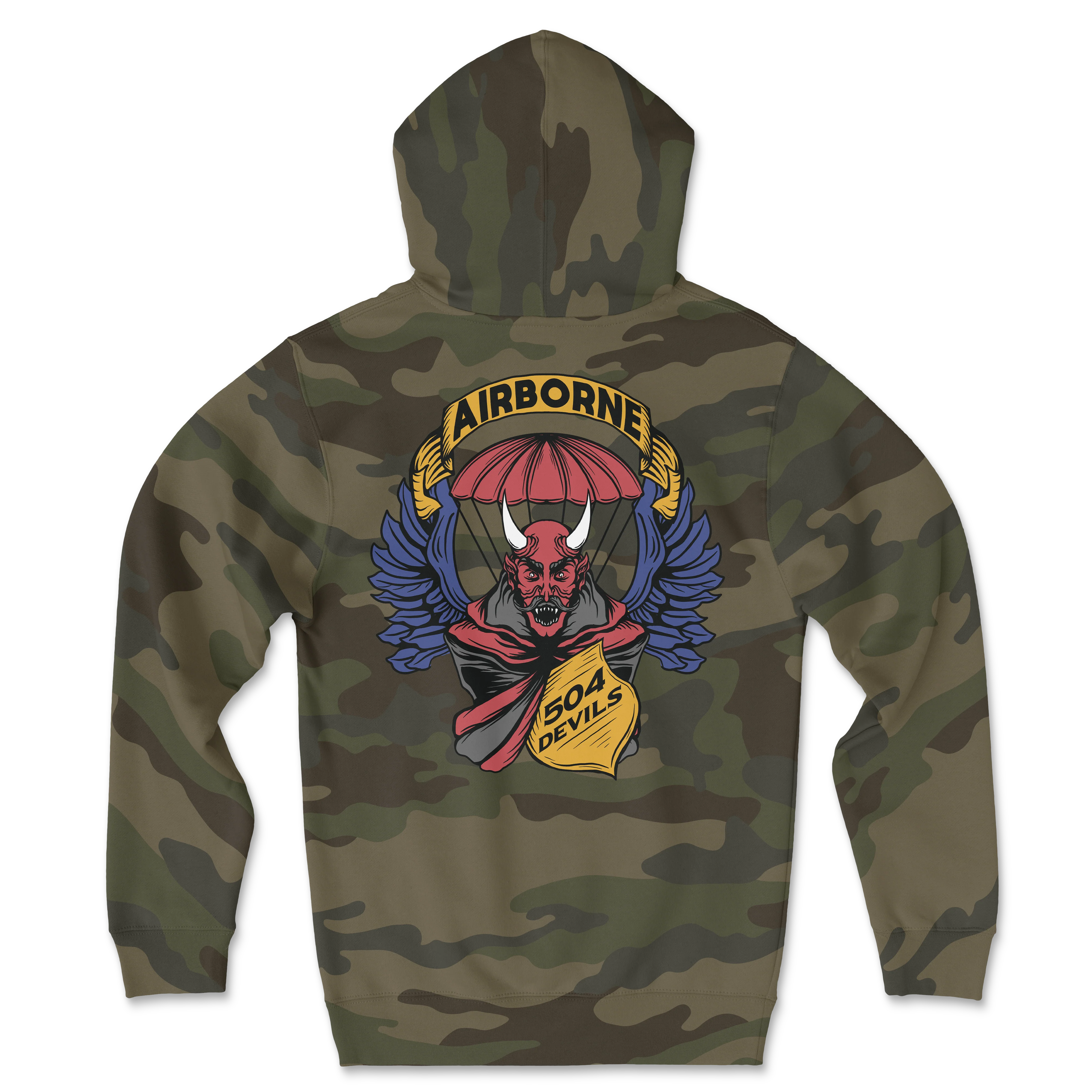 504 Devils Remastered Camo Hoodie - Image 3