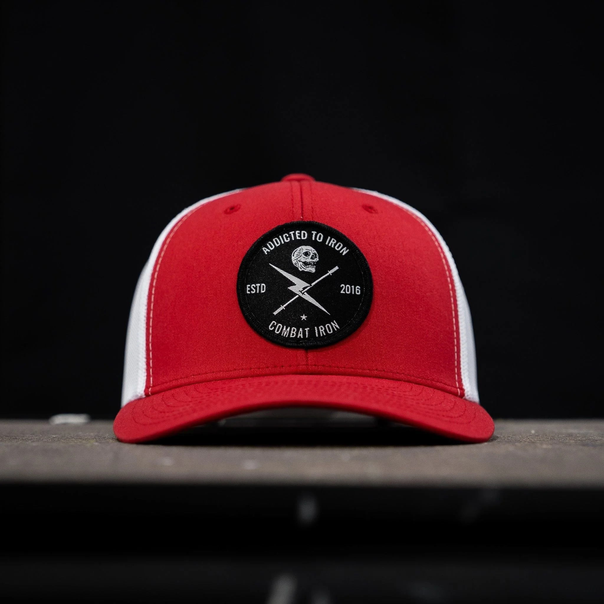 Addicted To Iron Patch Snapback Hat - Image 14