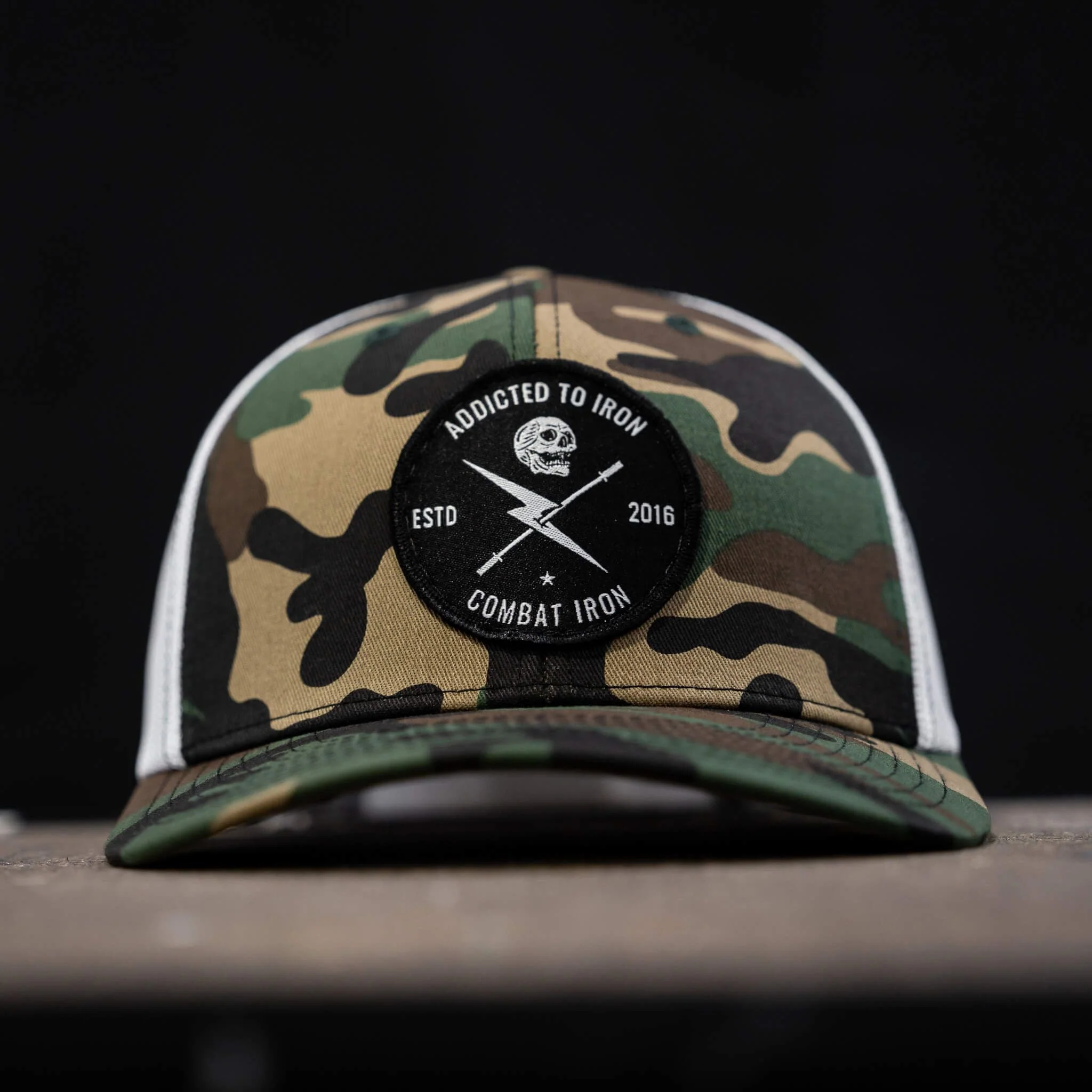 Addicted To Iron Patch Snapback Hat - Image 32