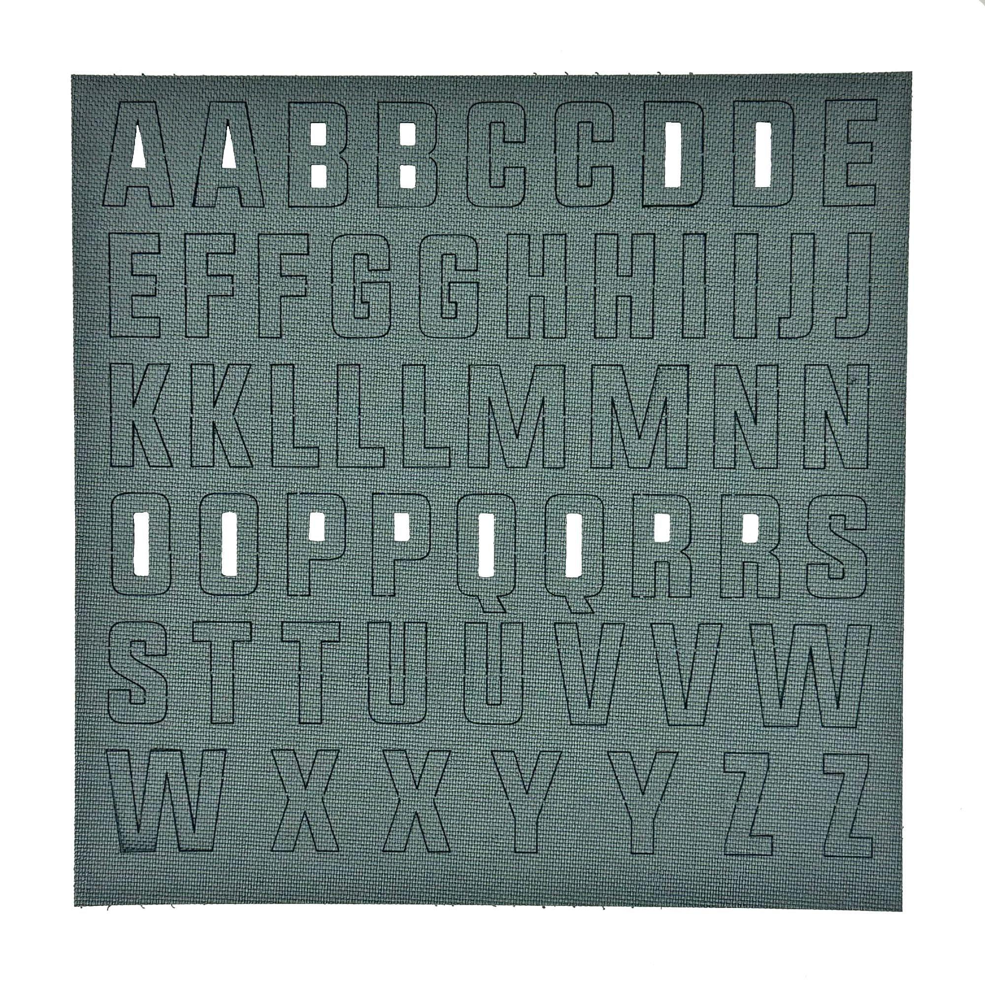 Alphabet Letters Patch Pack - CORDURA - Image 12