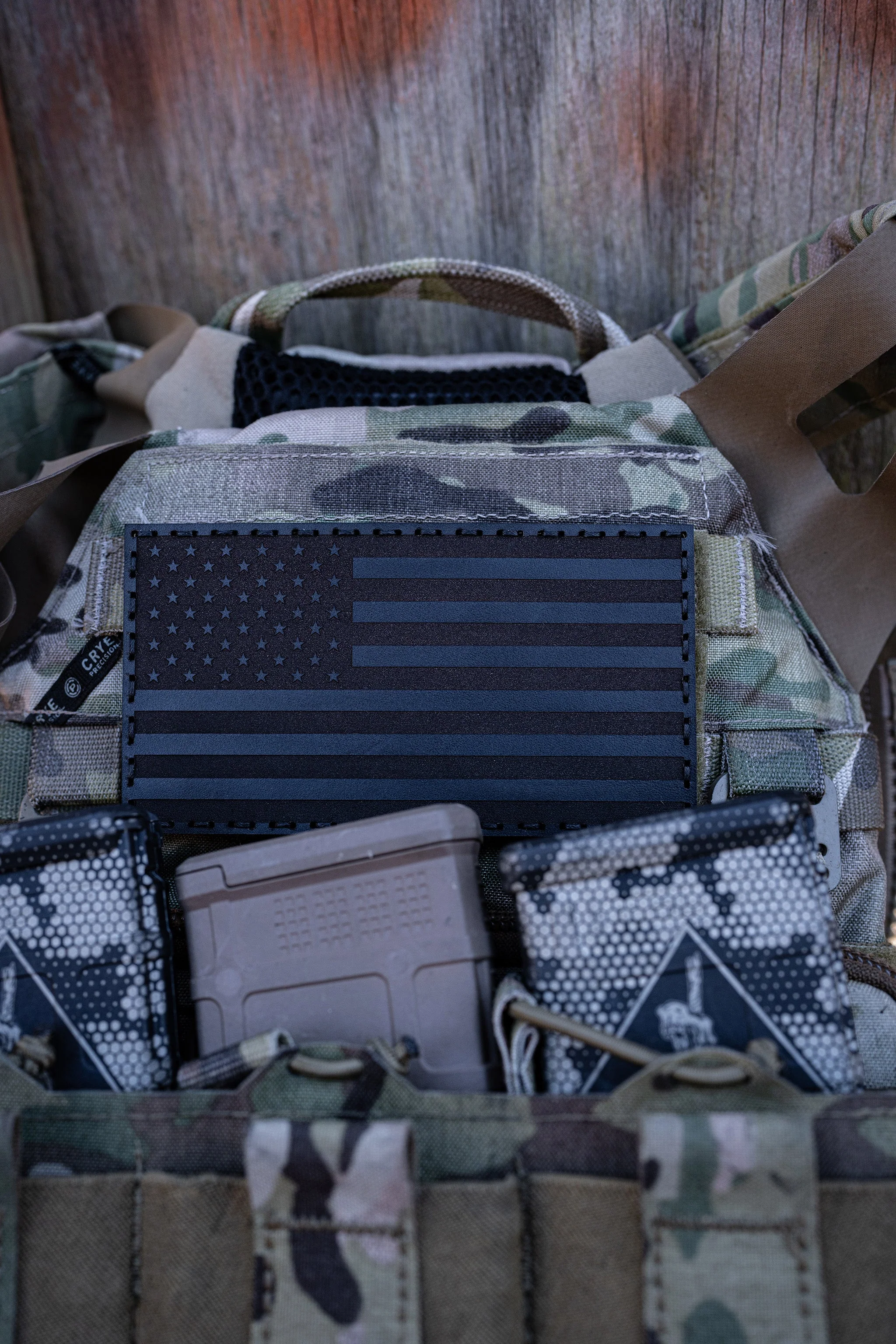 AMERICAN FLAG LEATHER PATCH - Image 8