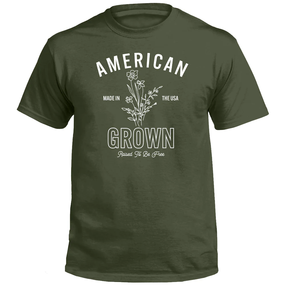 American Grown Raised To Be Free (Front) - Image 10