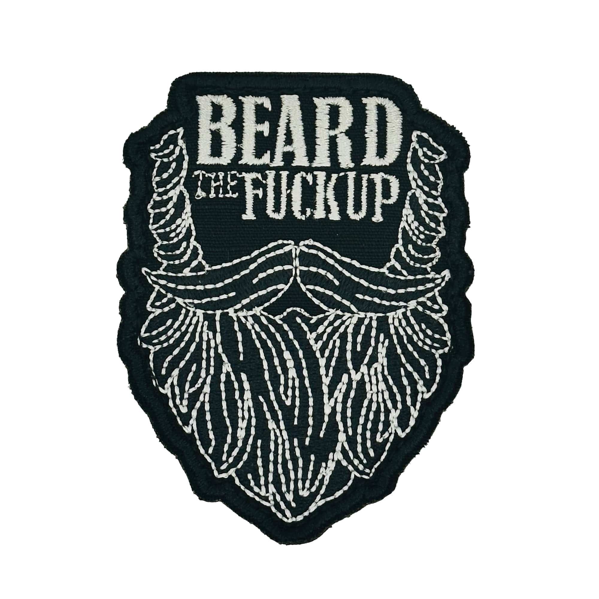 Beard the Fuck Up - 3" Laser Cut Patch - Image 5