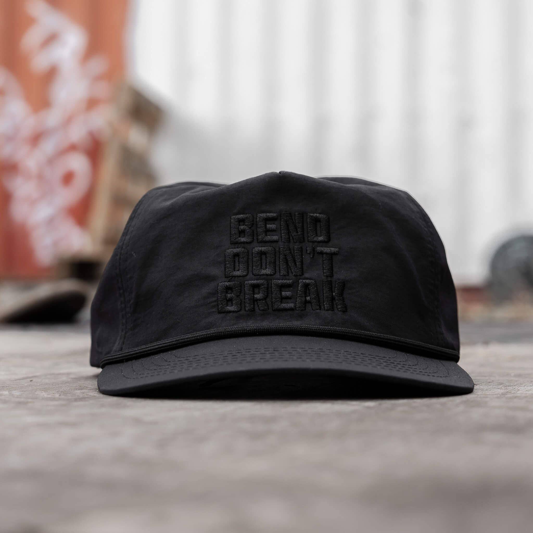 Bend Don't Break Subdued Crushable Edition Rope SnapBack Hat - Image 6