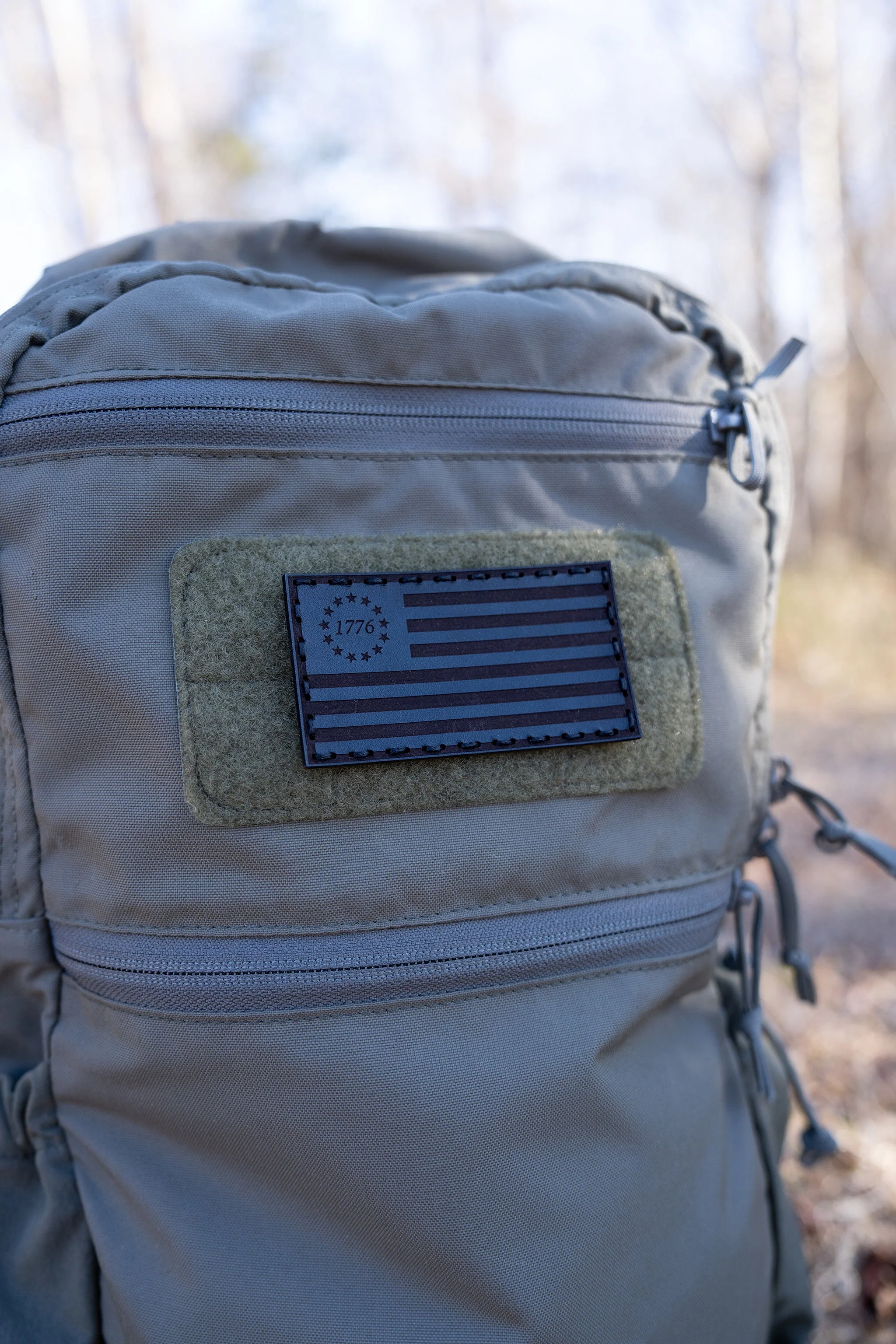 BETSY ROSS FLAG LEATHER PATCH - Image 3
