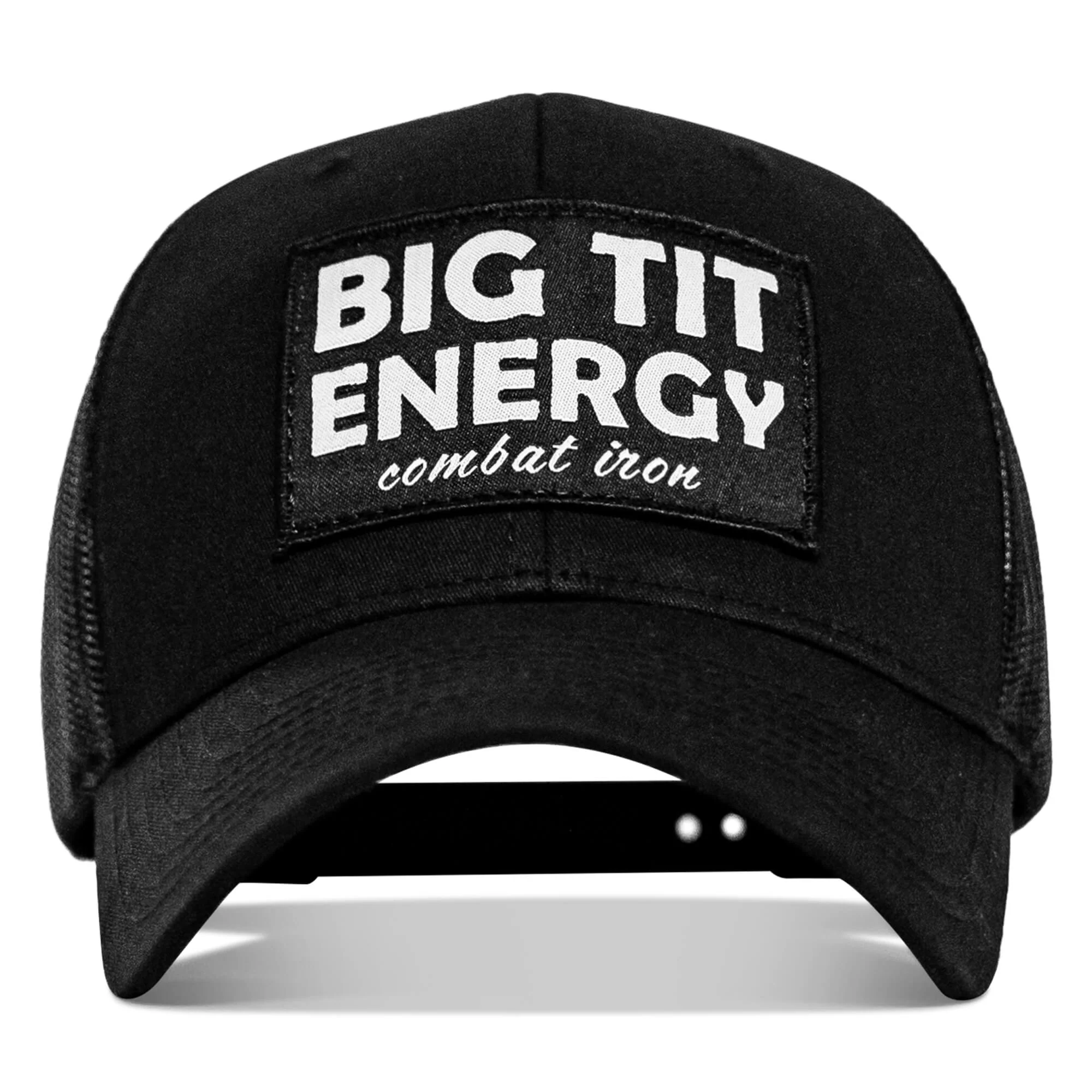 Big Tit Energy Patch Mesh Snapback Hat - Image 14