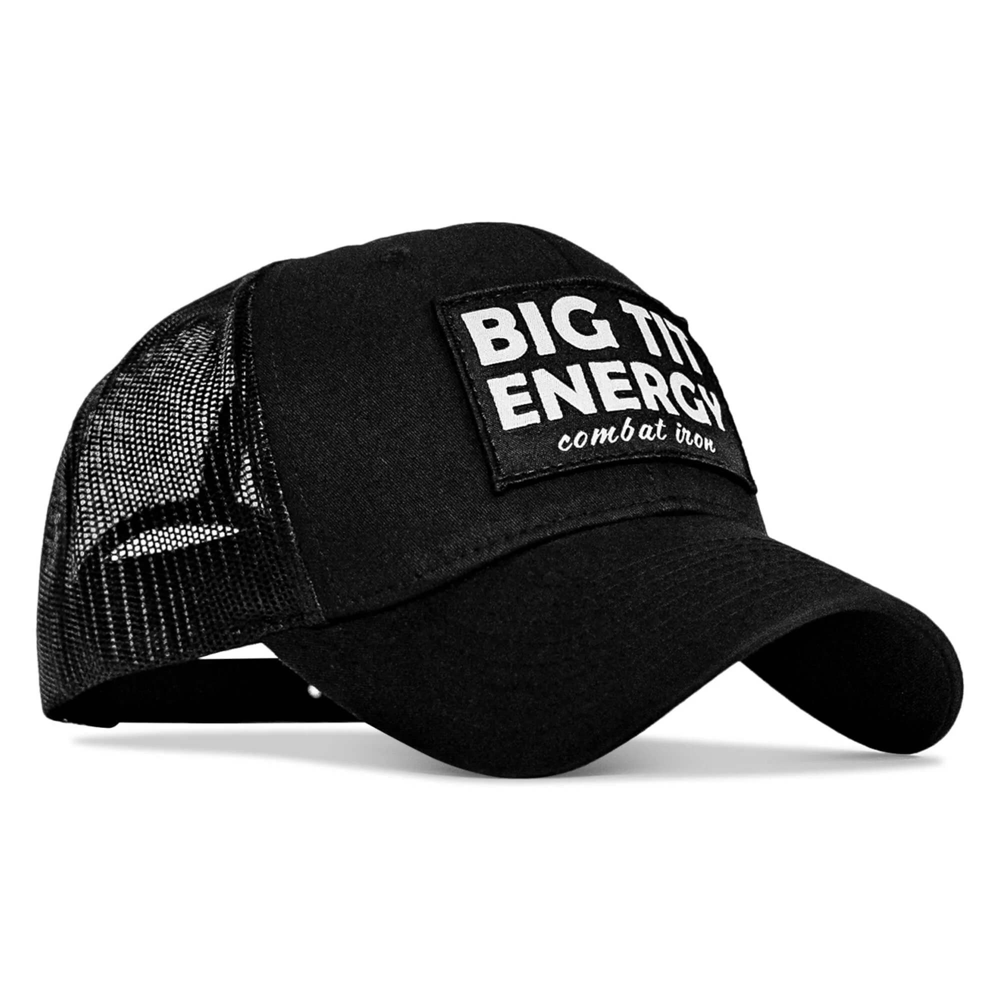 Big Tit Energy Patch Mesh Snapback Hat - Image 15
