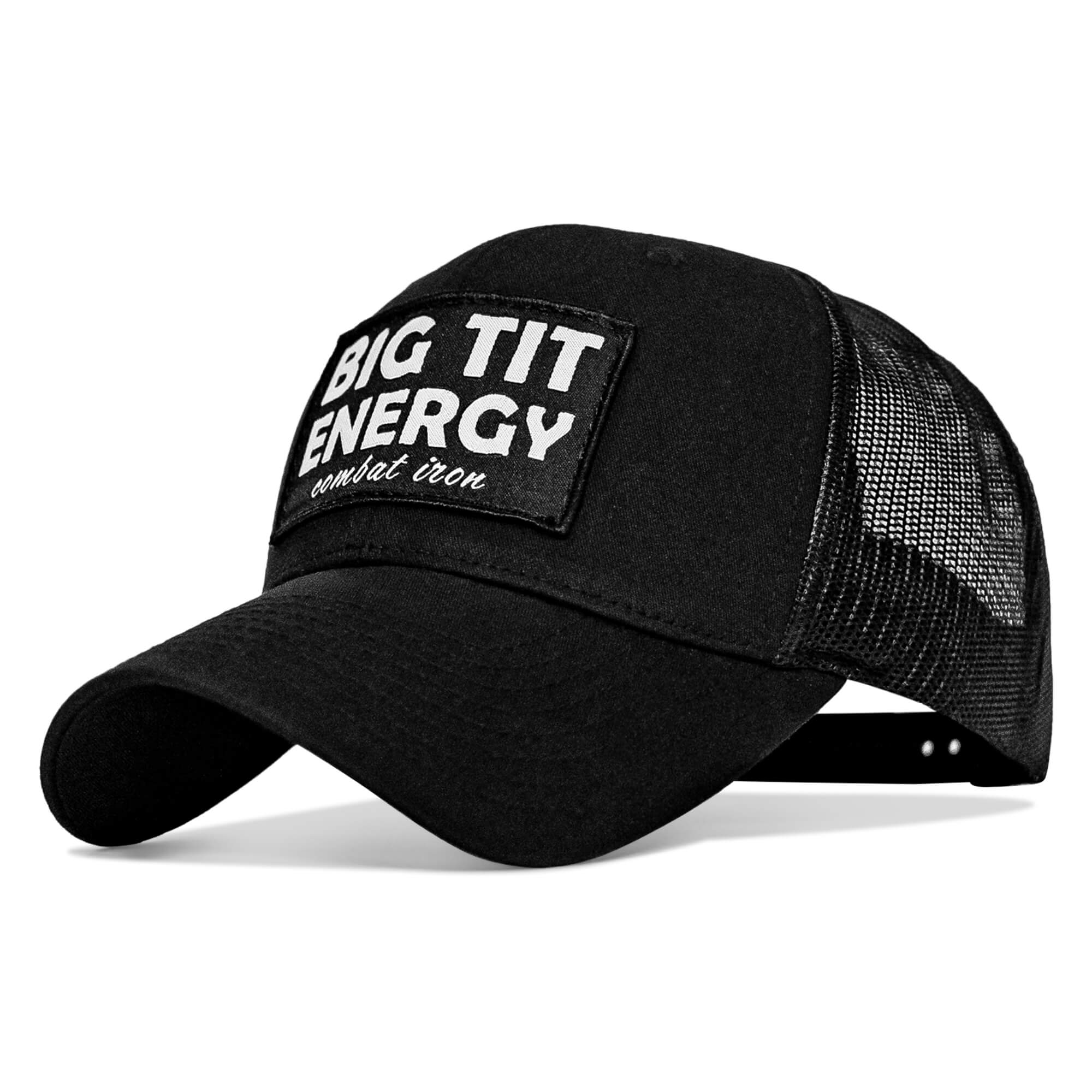 Big Tit Energy Patch Mesh Snapback Hat - Image 16