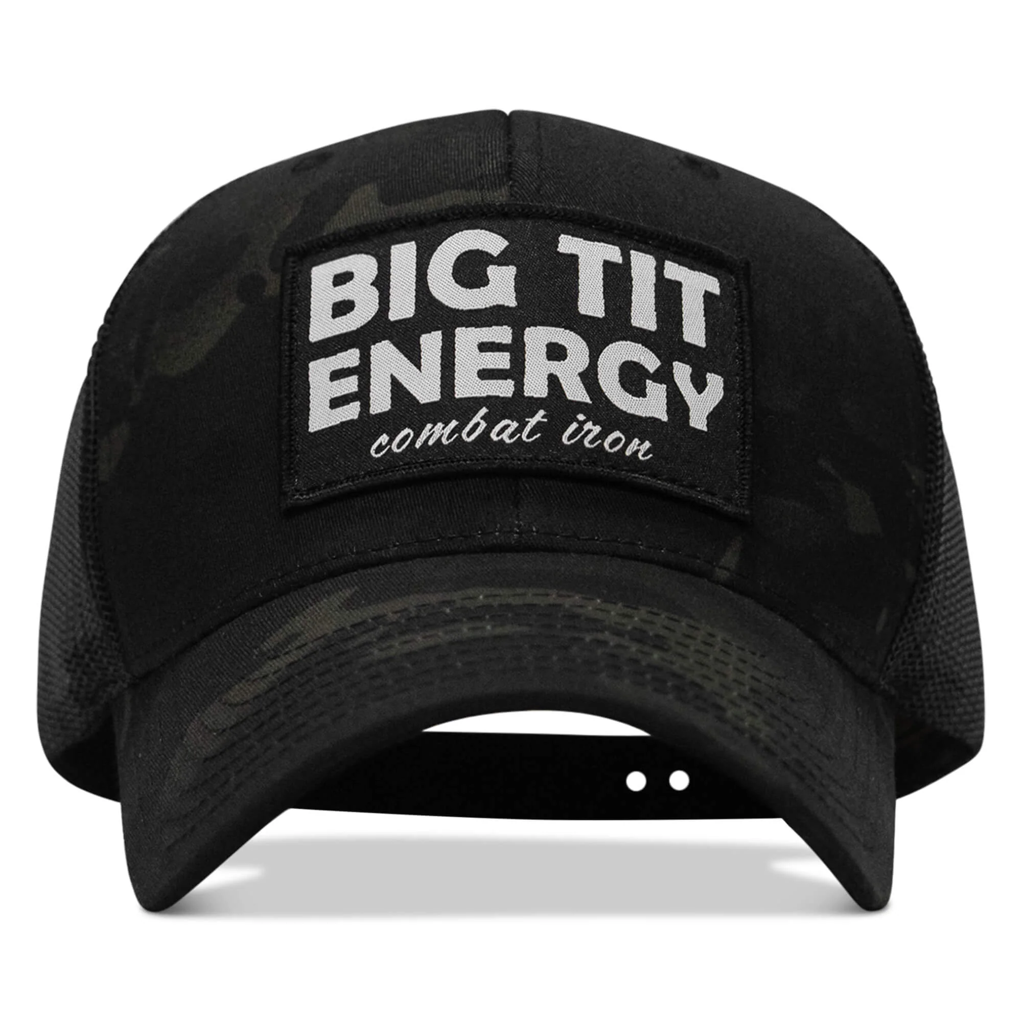Big Tit Energy Patch Mesh Snapback Hat - Image 24