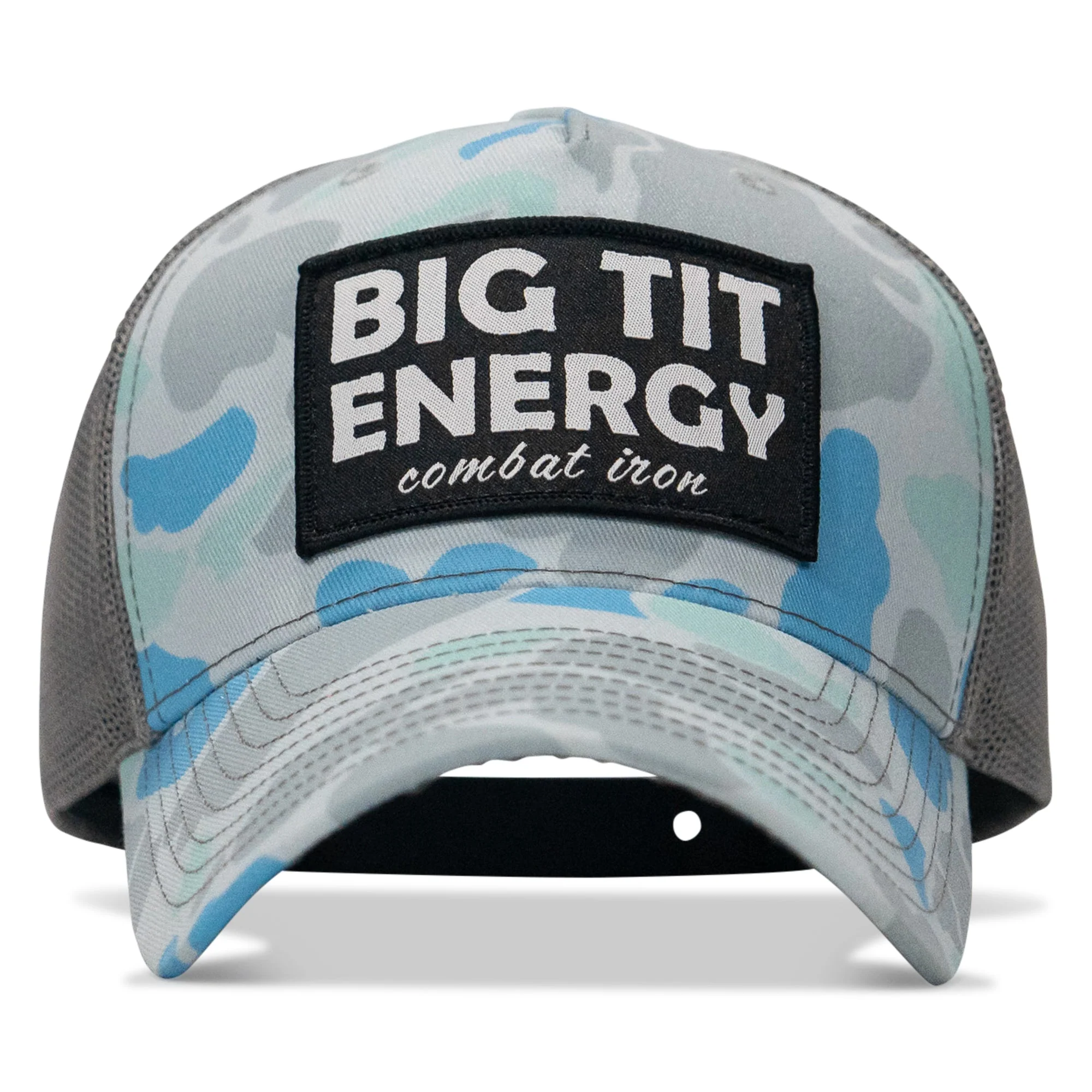 Big Tit Energy Patch Mesh Snapback Hat - Image 29