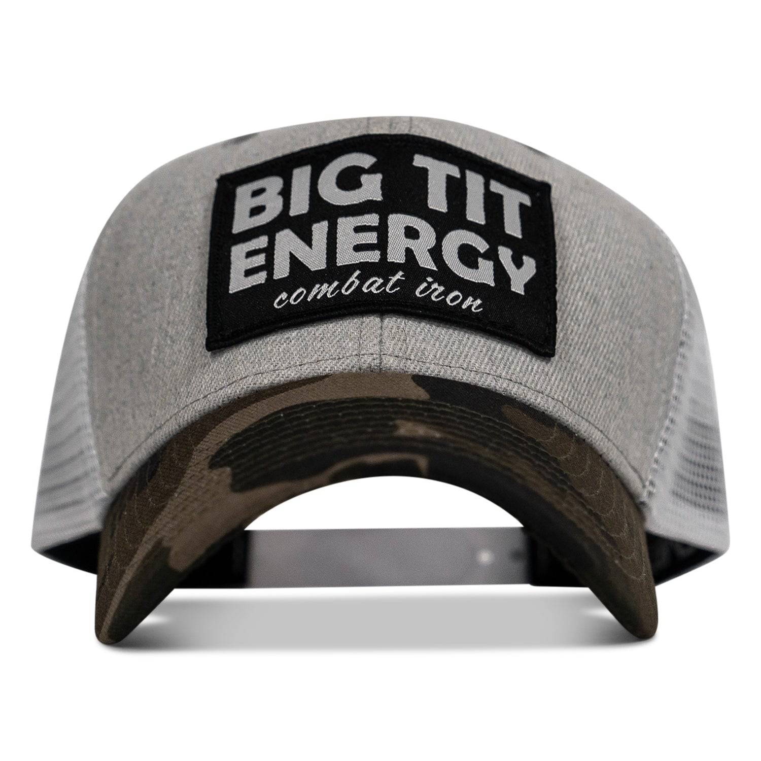 Big Tit Energy Patch Mesh Snapback Hat - Image 6