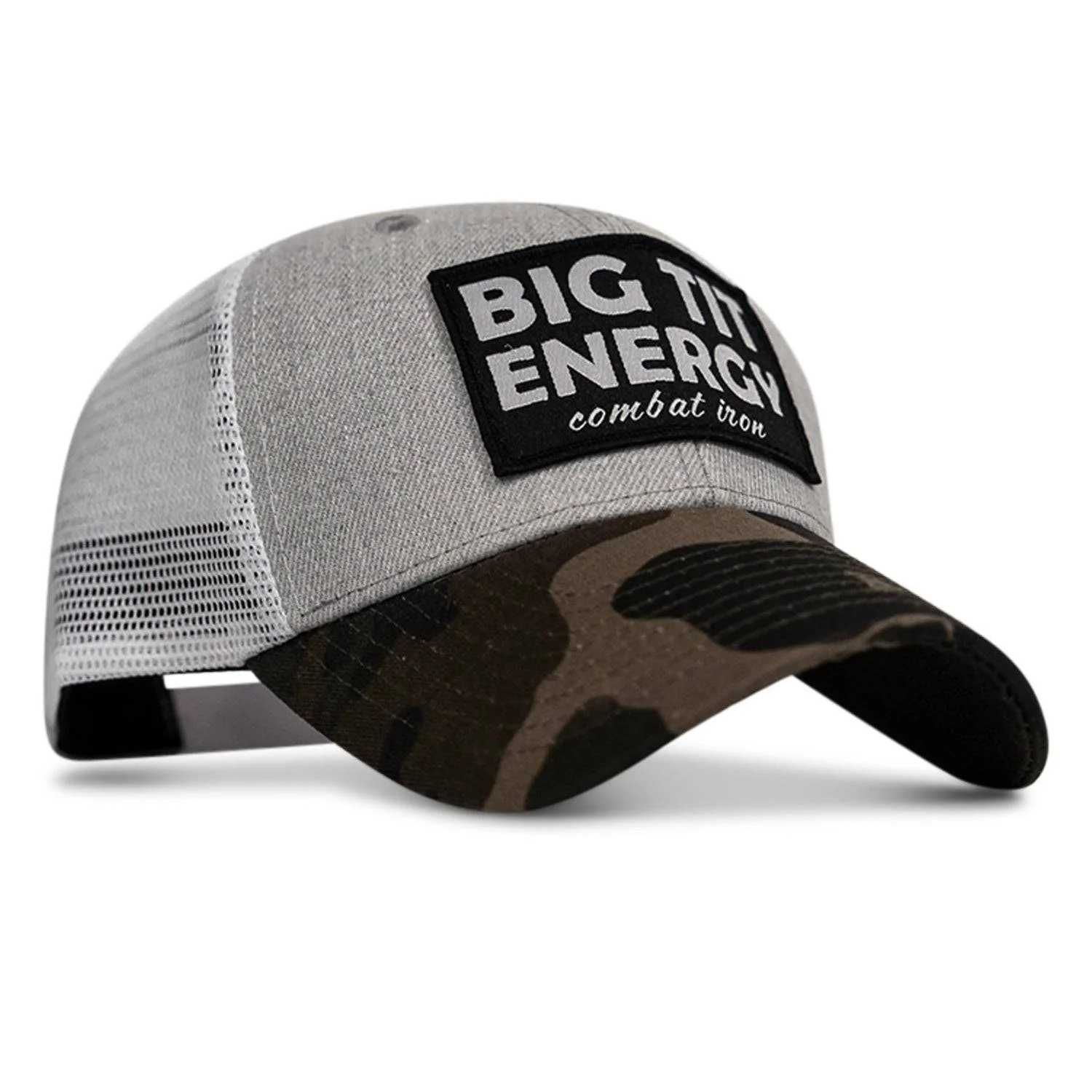 Big Tit Energy Patch Mesh Snapback Hat - Image 7