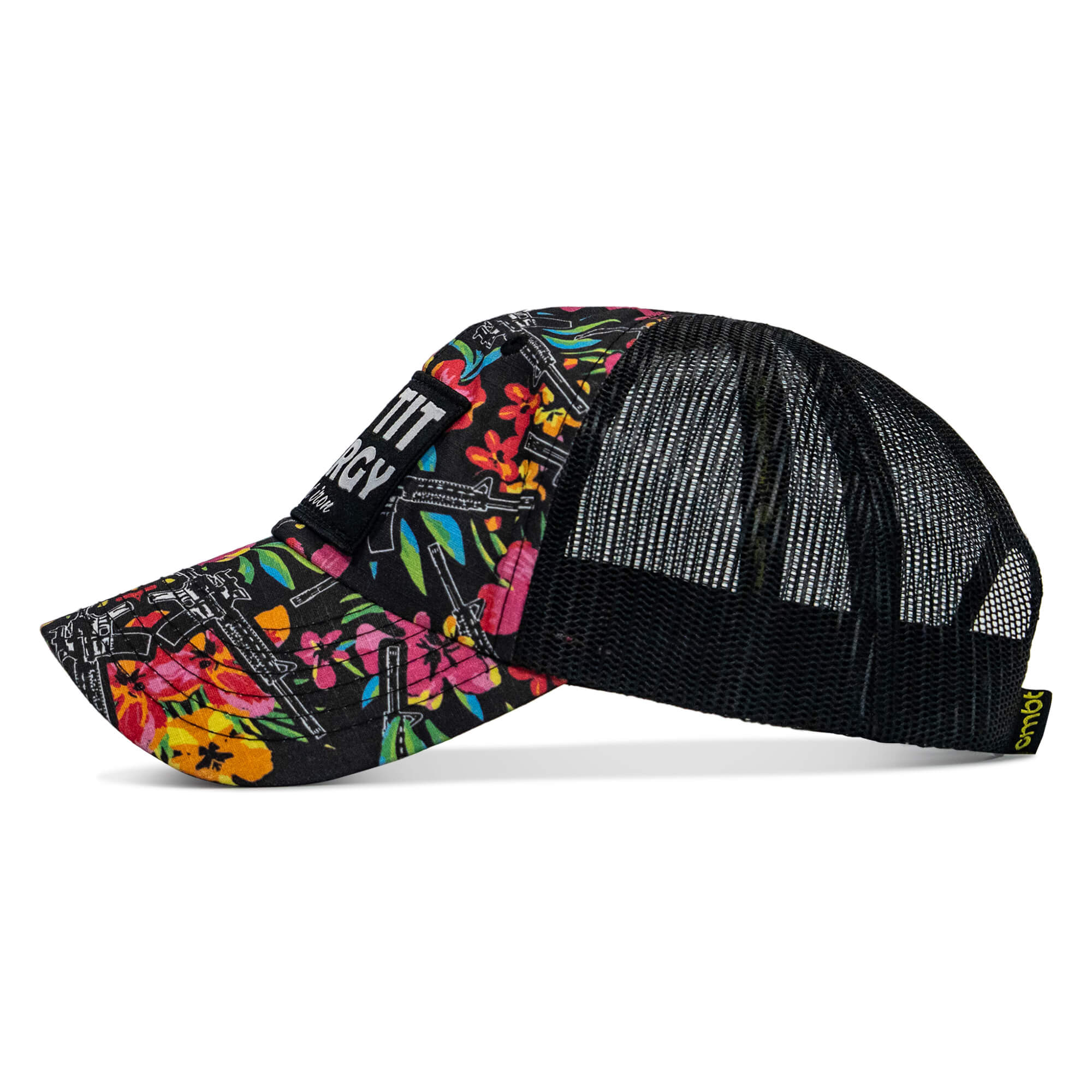 Big Tit Energy Patch Ripstop Mesh Snapback Hat - Image 17