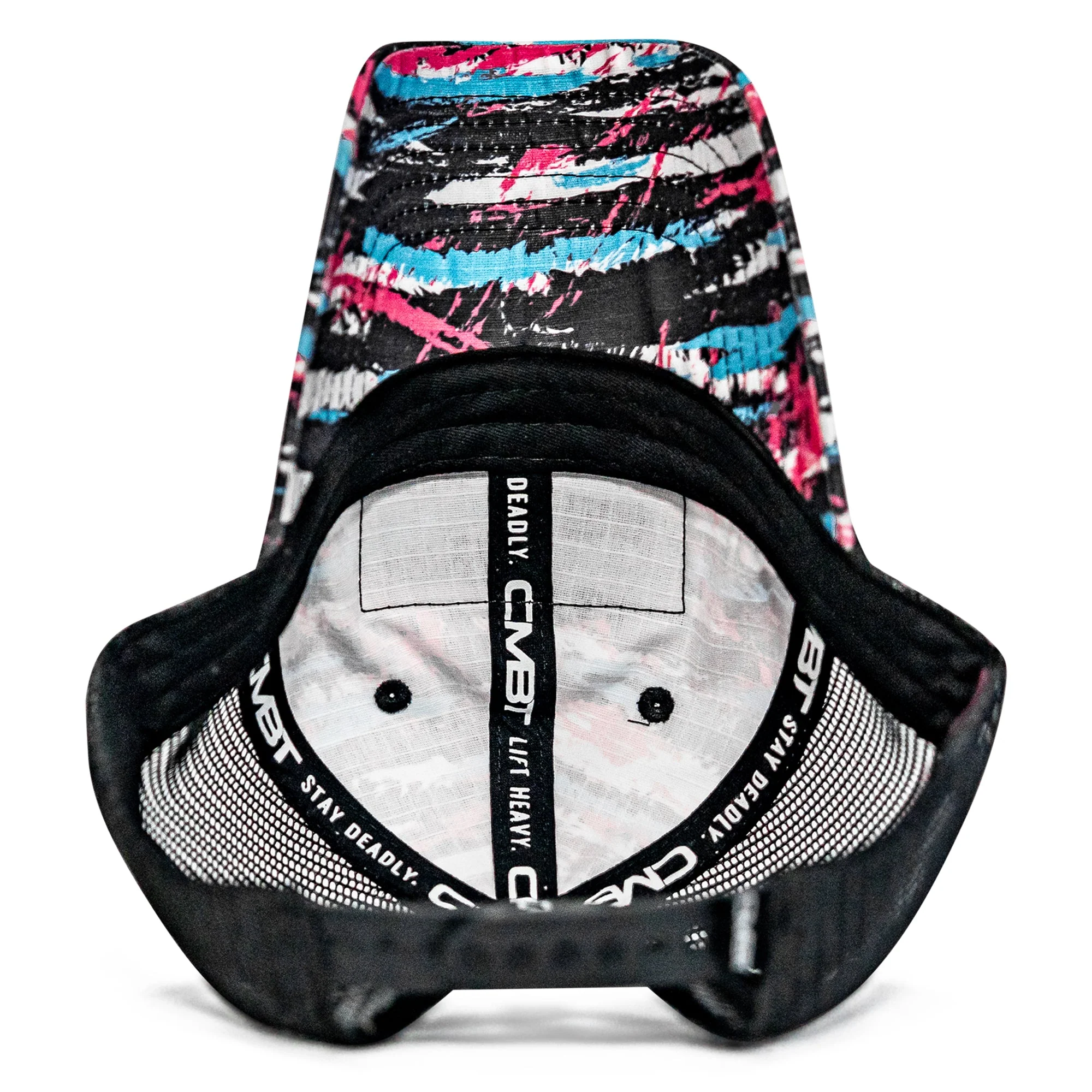 Big Tit Energy Patch Ripstop Mesh Snapback Hat - Image 4