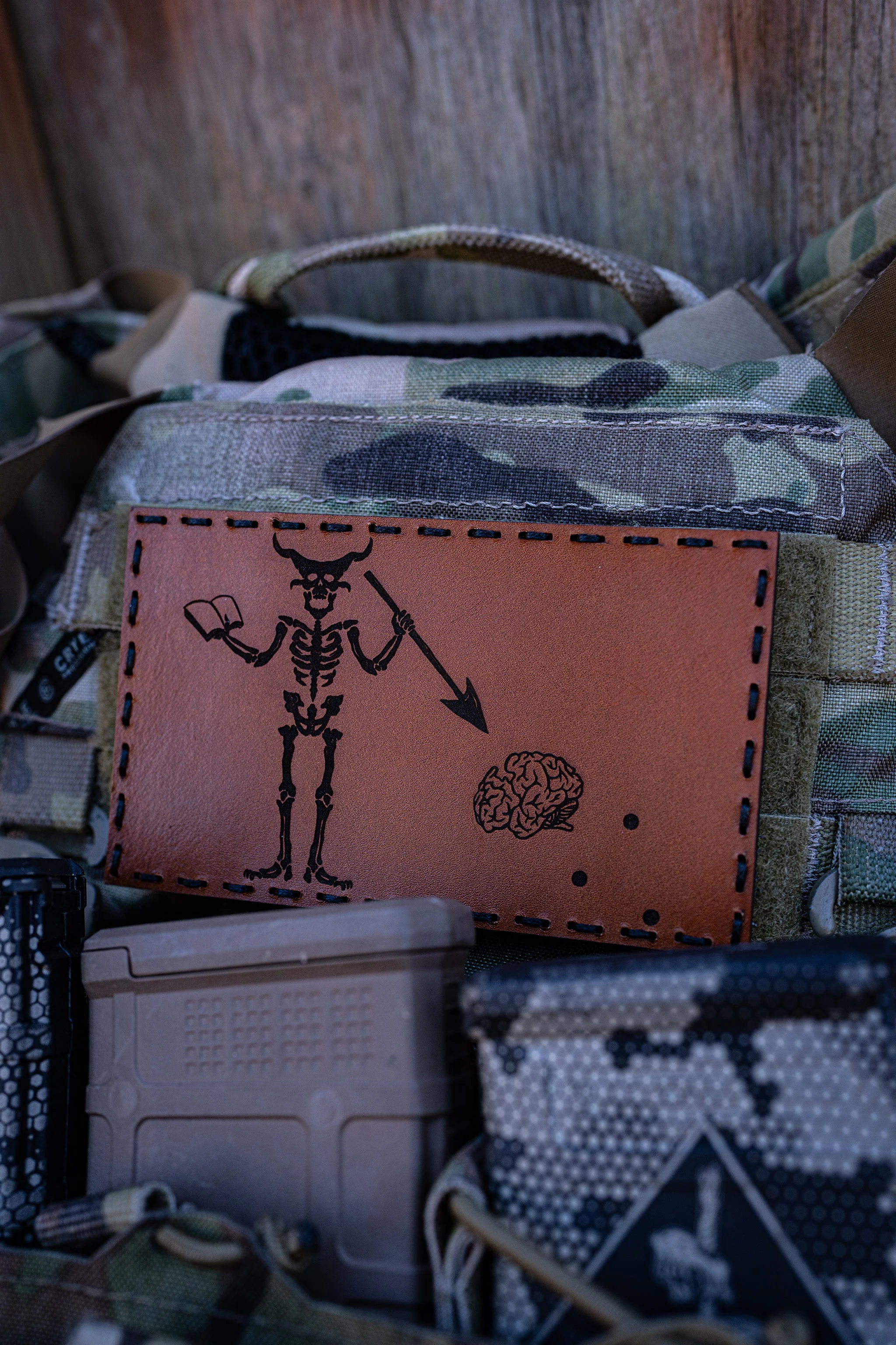 BRAIN DEAD LEATHER PATCH - Image 3