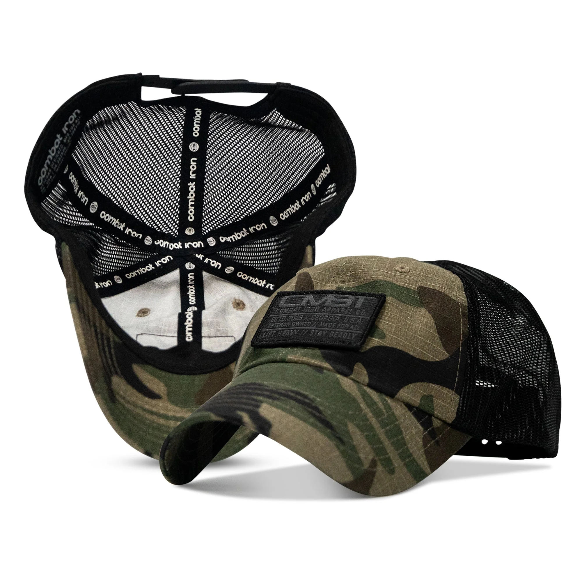 Branded CMBT Low Profile Ripstop Snapback Hat - Image 41