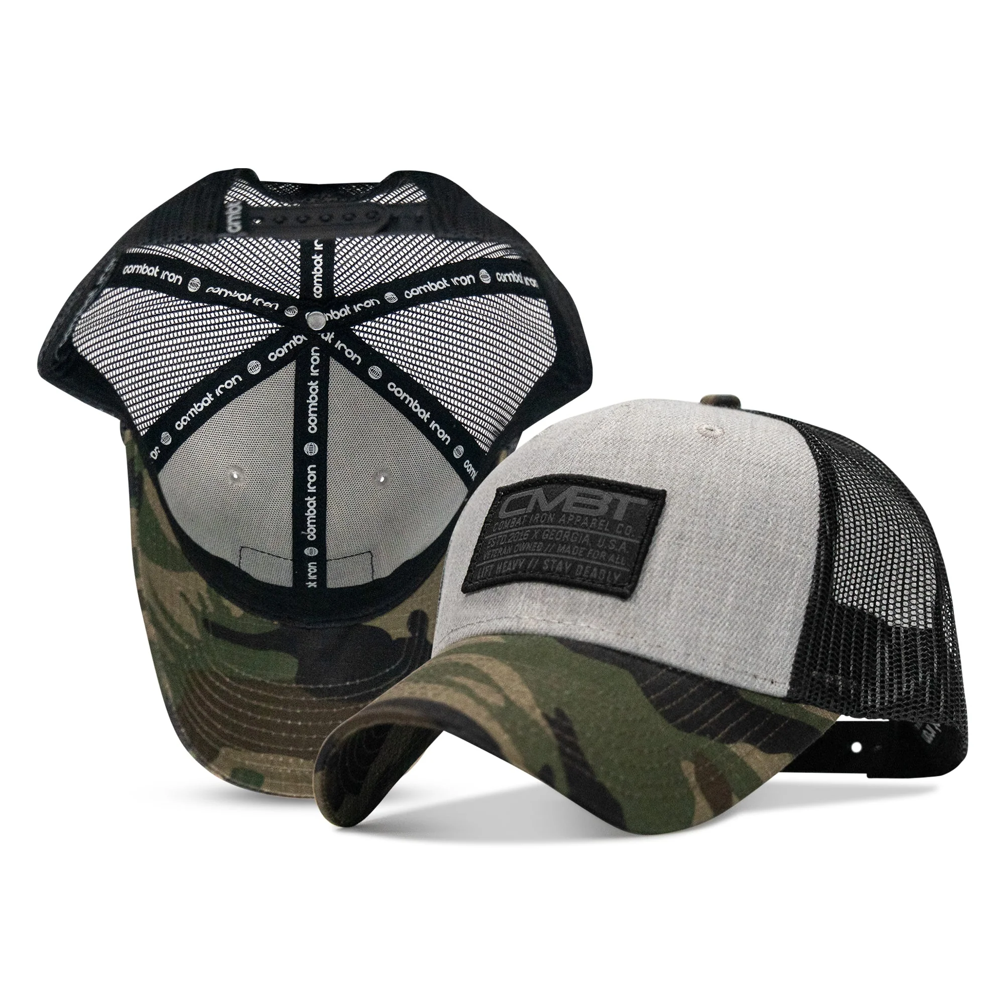 Branded CMBT Subdued Labeled Snapback Hat - Image 13