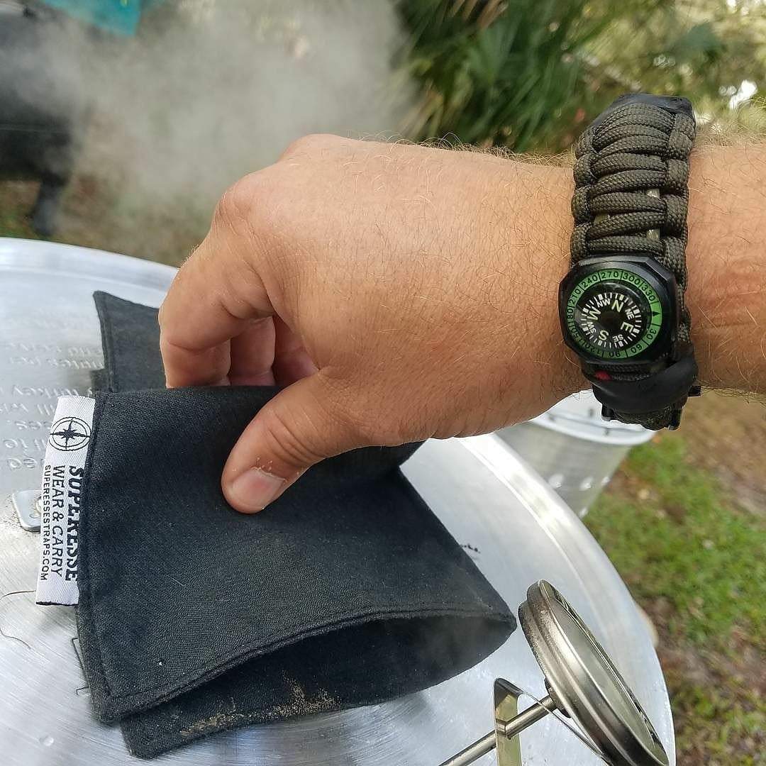 Camp Rag - Burn Proof Work Cloth built from Durable Kevlar Fabric w/ Lanyard Grommet. - Image 22
