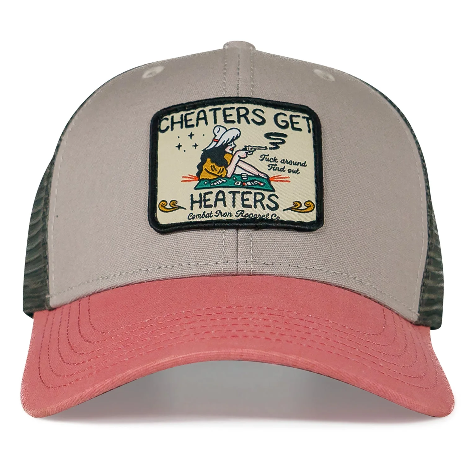 Cheaters Get Heaters Western Cowboy Patch SnapBack - Image 14