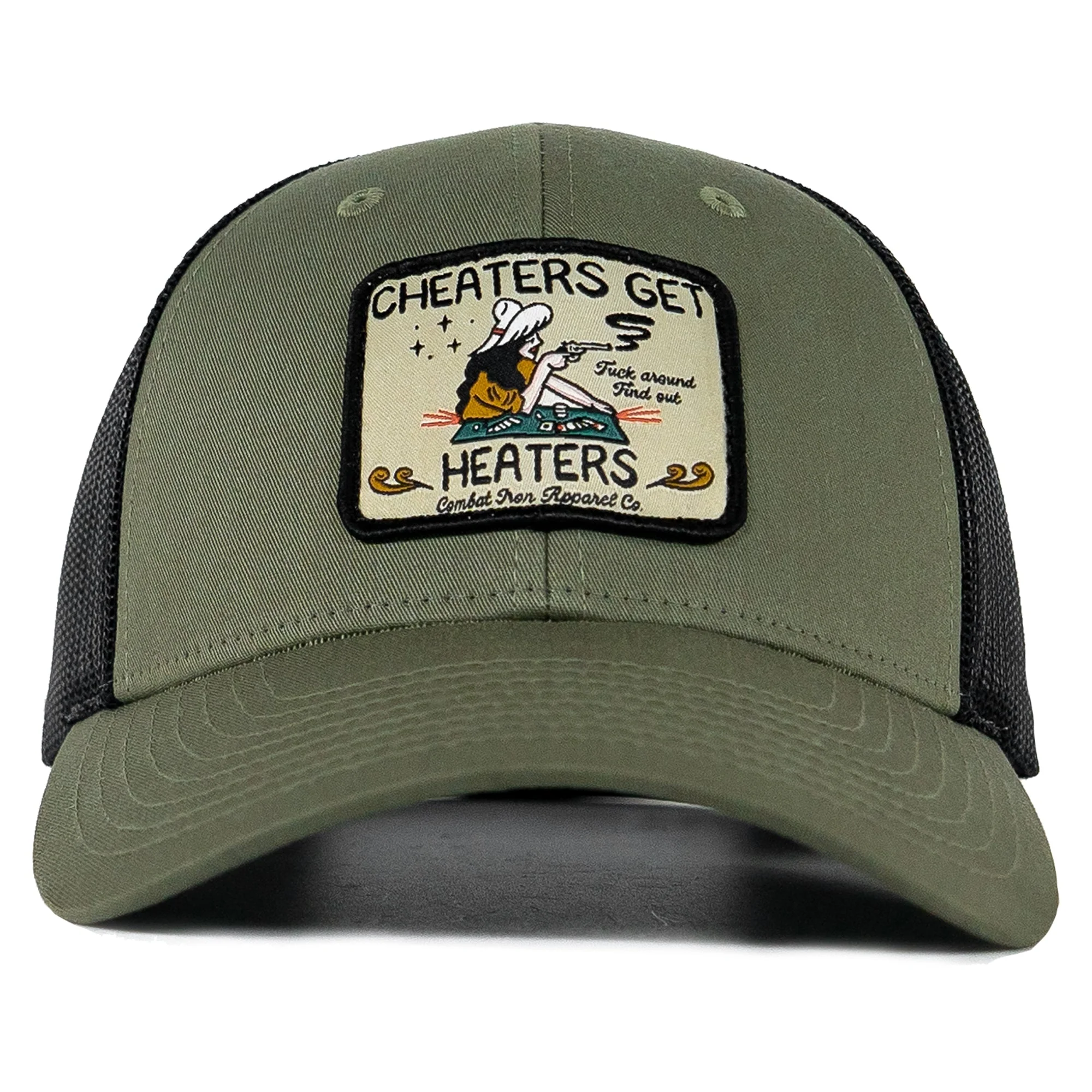 Cheaters Get Heaters Western Cowboy Patch SnapBack - Image 6