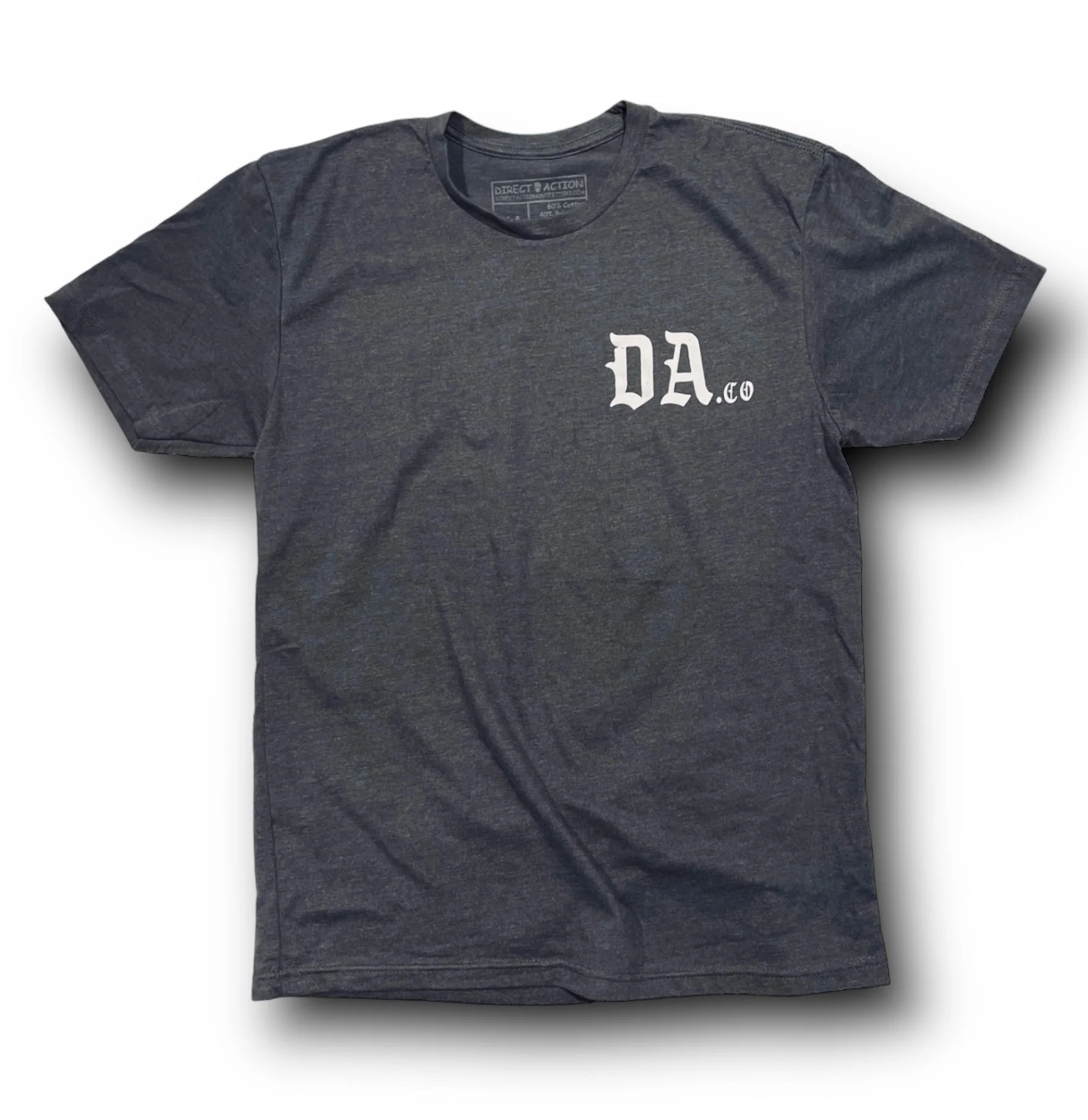 DA "DEATH COMES" TEE (HEATHER METAL) - Image 3