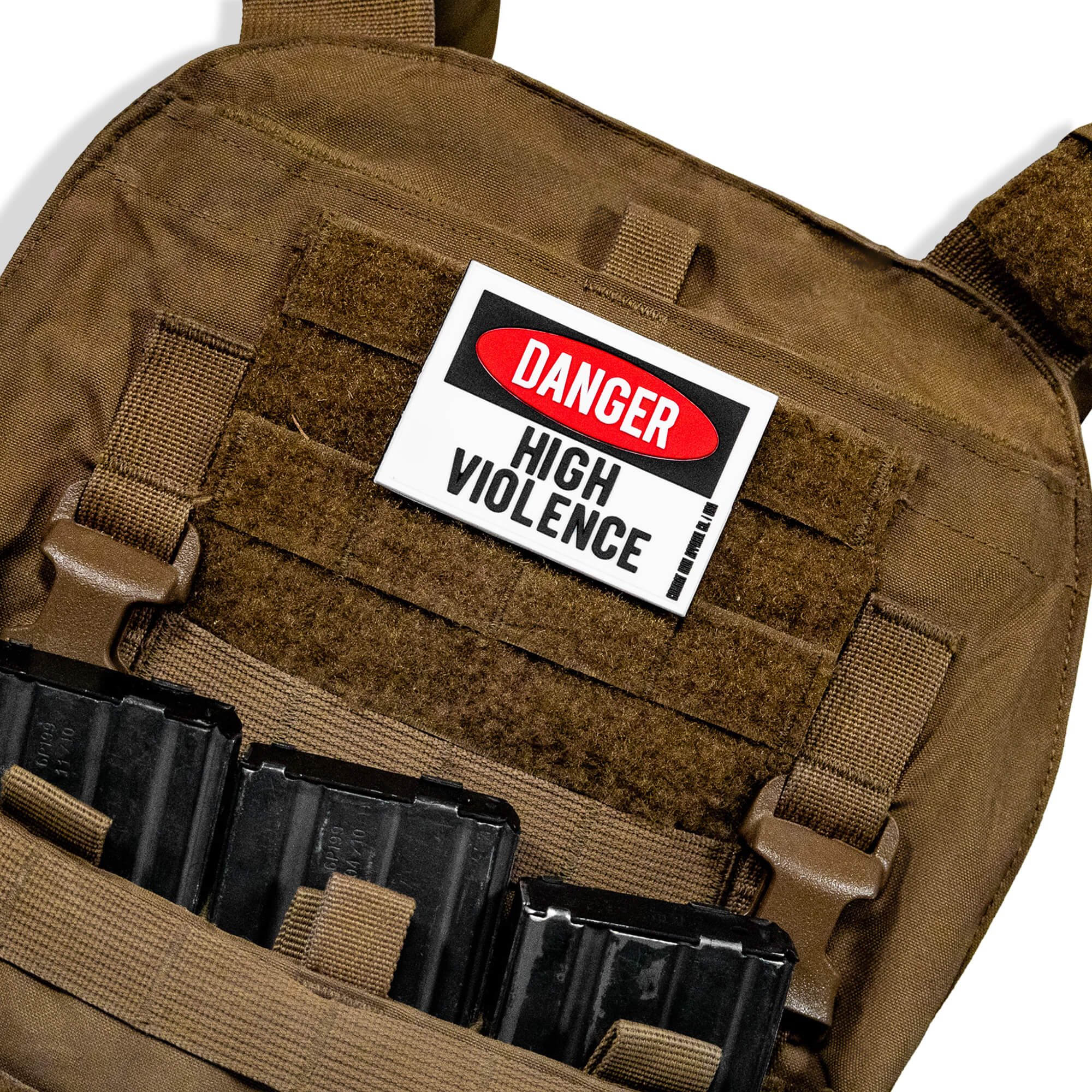 Danger High Violence Pvc Patch - Image 4