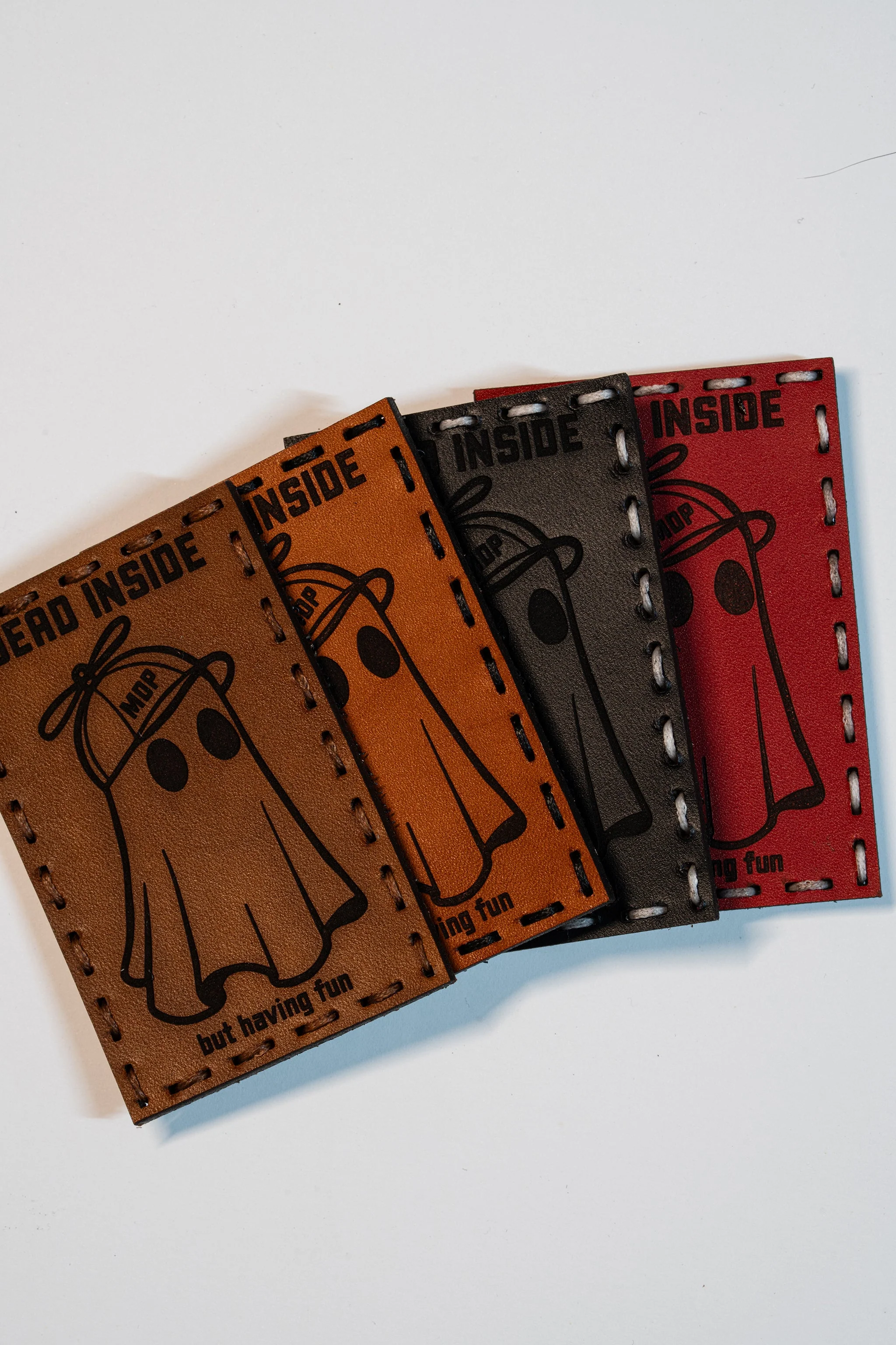 Dead Inside Leather Patch - Image 2