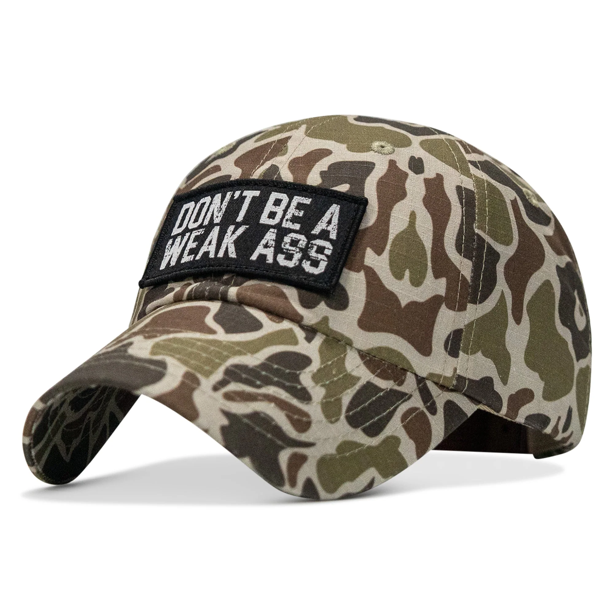 Don't Be A Weak Ass Patch Low Profile RipStop Hat - Image 17