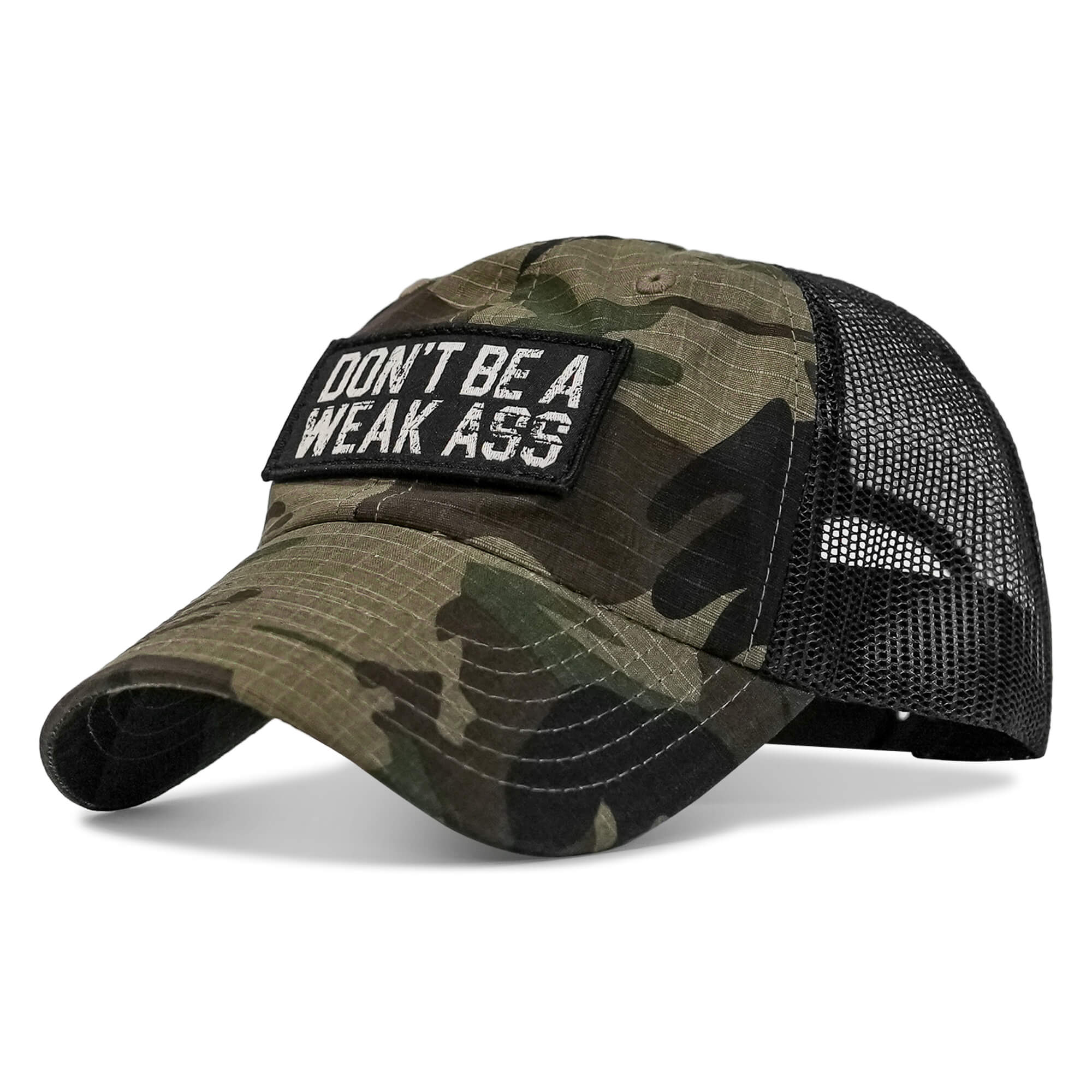 Don't Be A Weak Ass Patch Ripstop Snapback Hat - Image 17