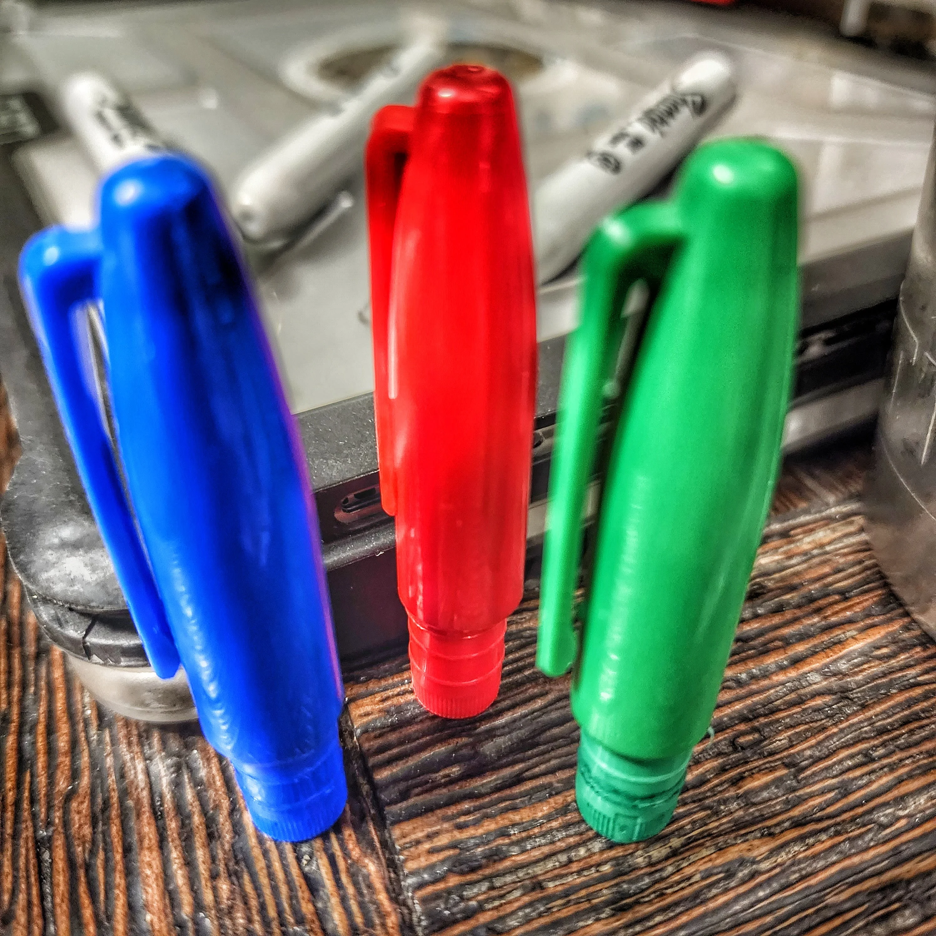 EDC Cache Markers - Hollow Sharpie with internal stash of survival supplies. - Image 11