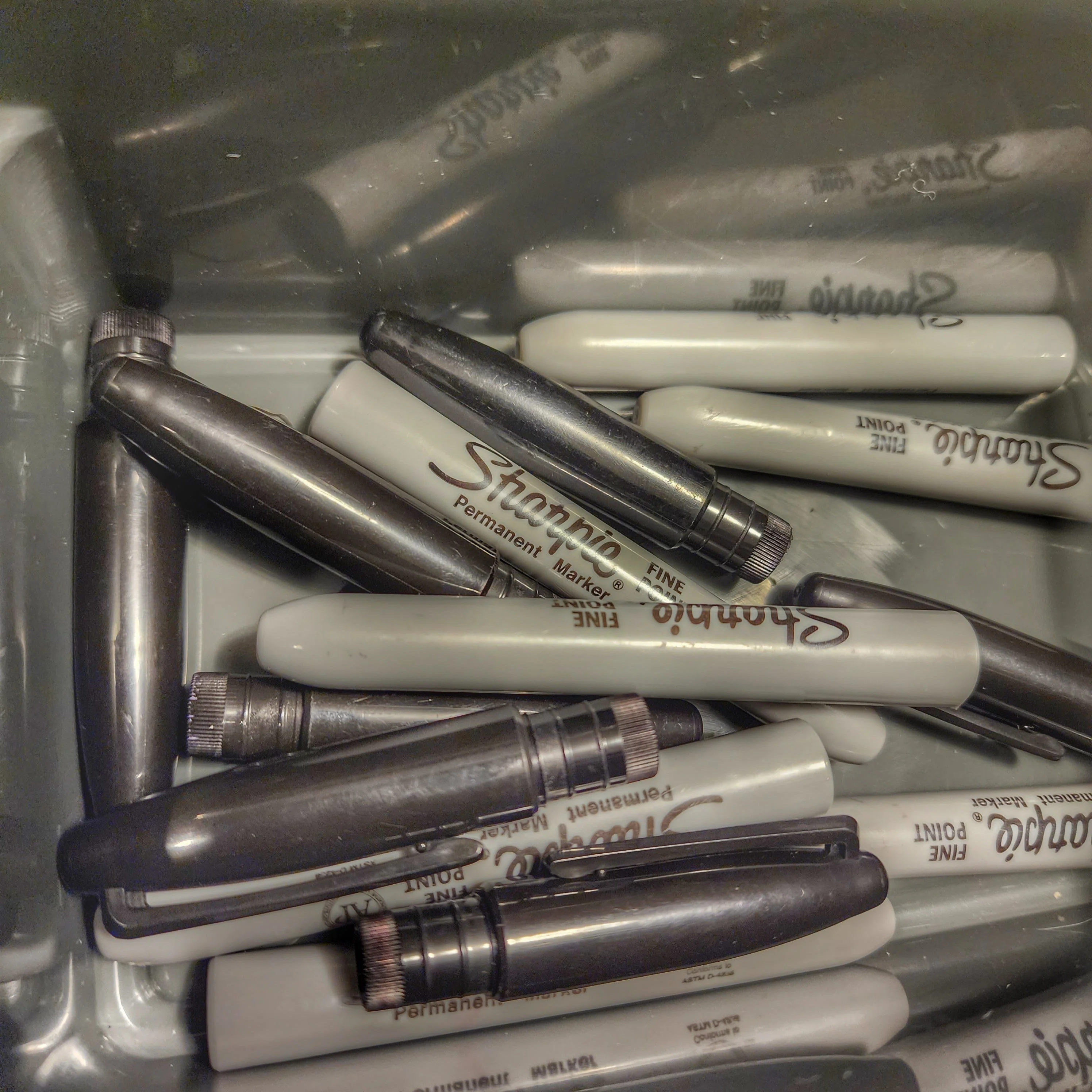 EDC Cache Markers - Hollow Sharpie with internal stash of survival supplies. - Image 13