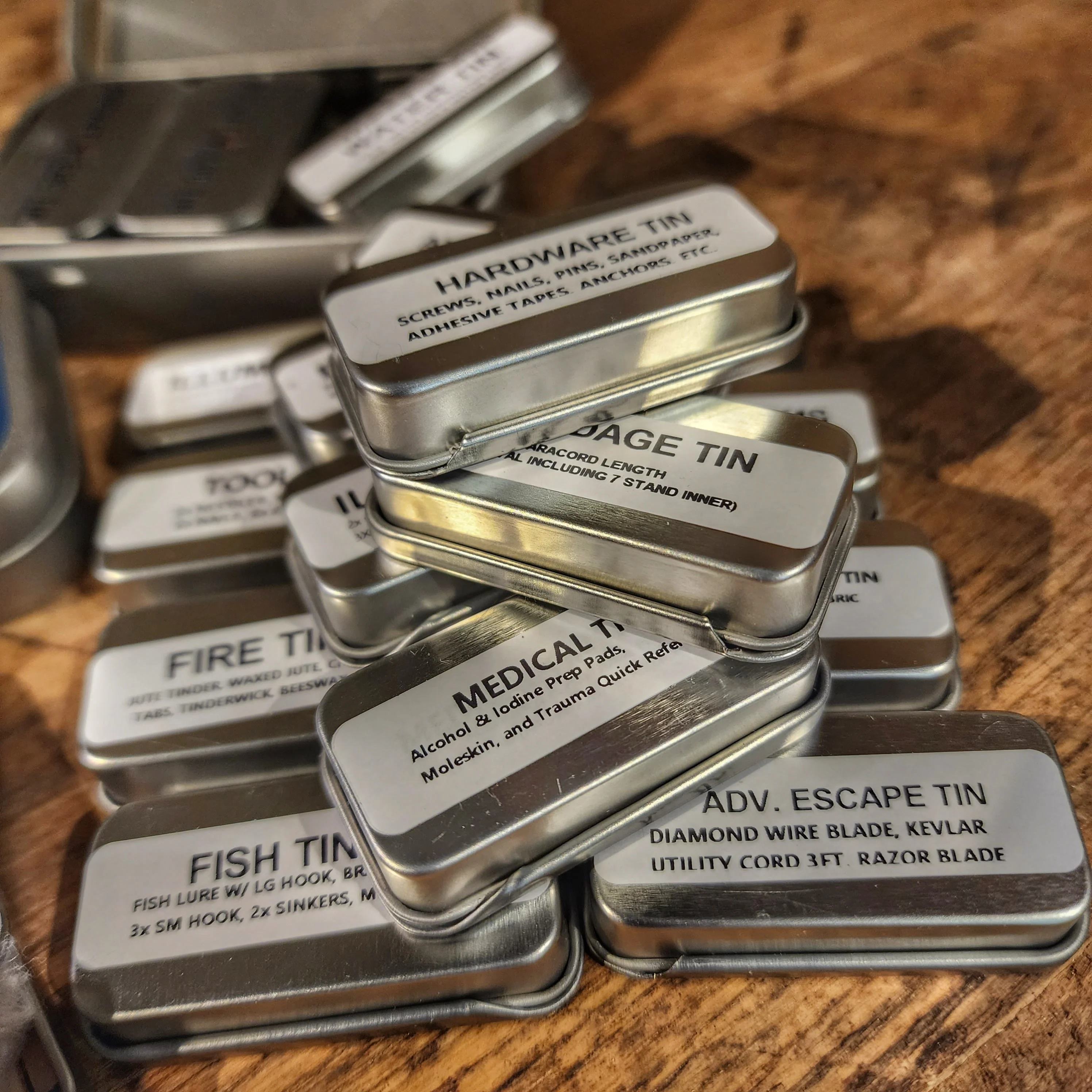 EDC Pocket Tin - Compartmentalized Survival Kits - Image 2