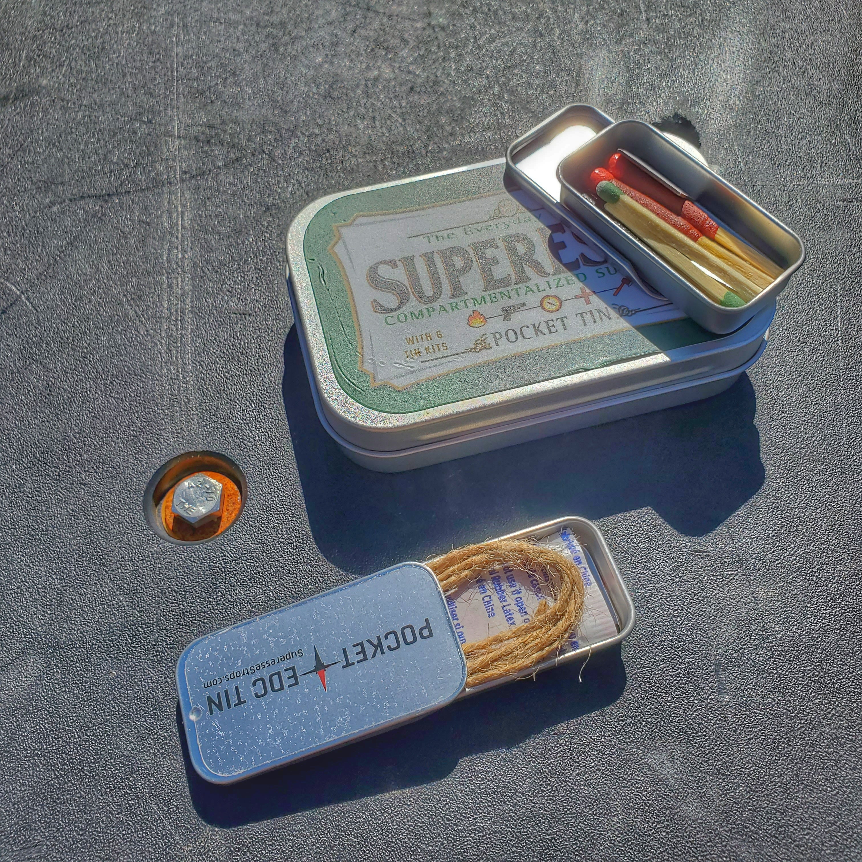 EDC Pocket Tin - Compartmentalized Survival Kits - Image 48