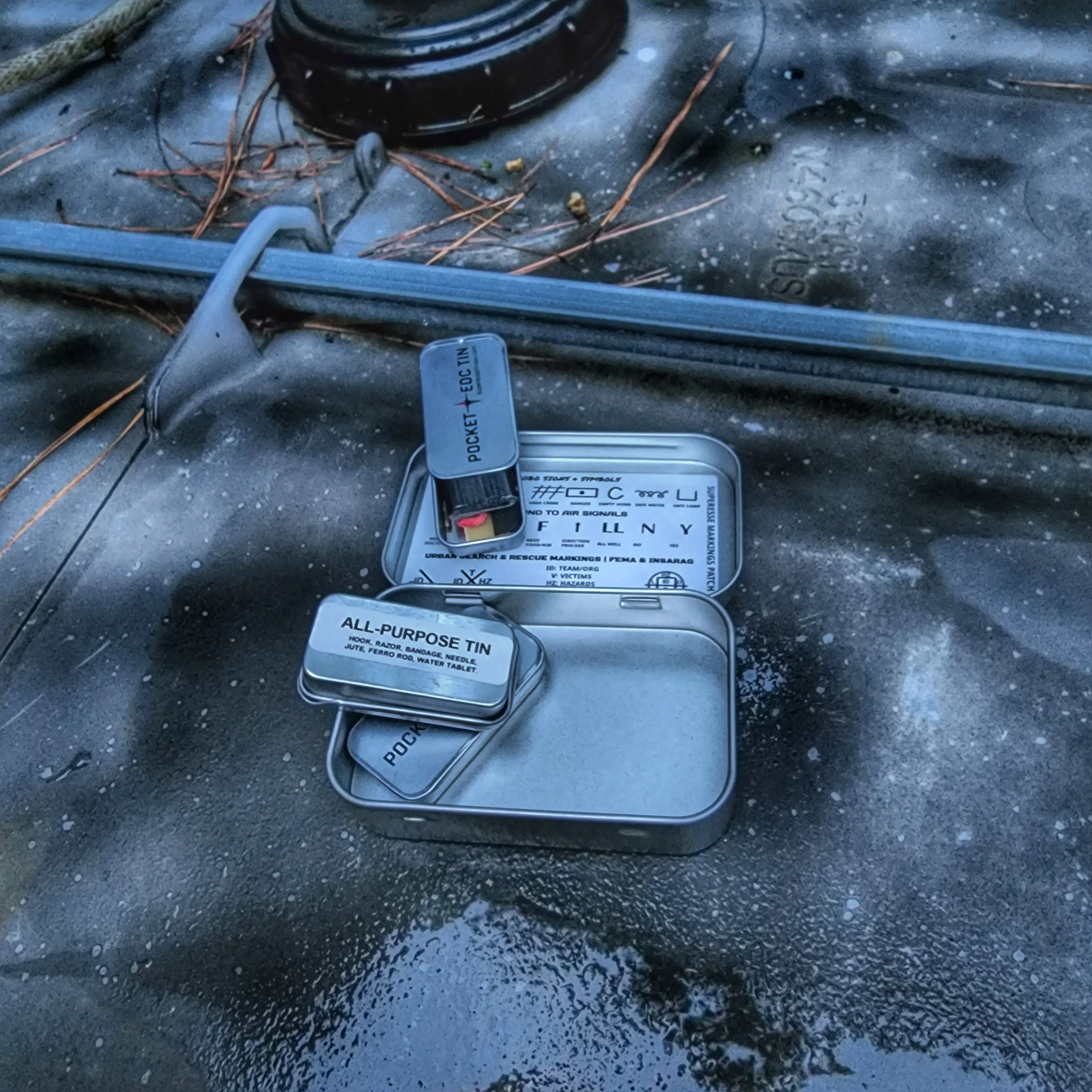 EDC Pocket Tin - Compartmentalized Survival Kits - Image 57