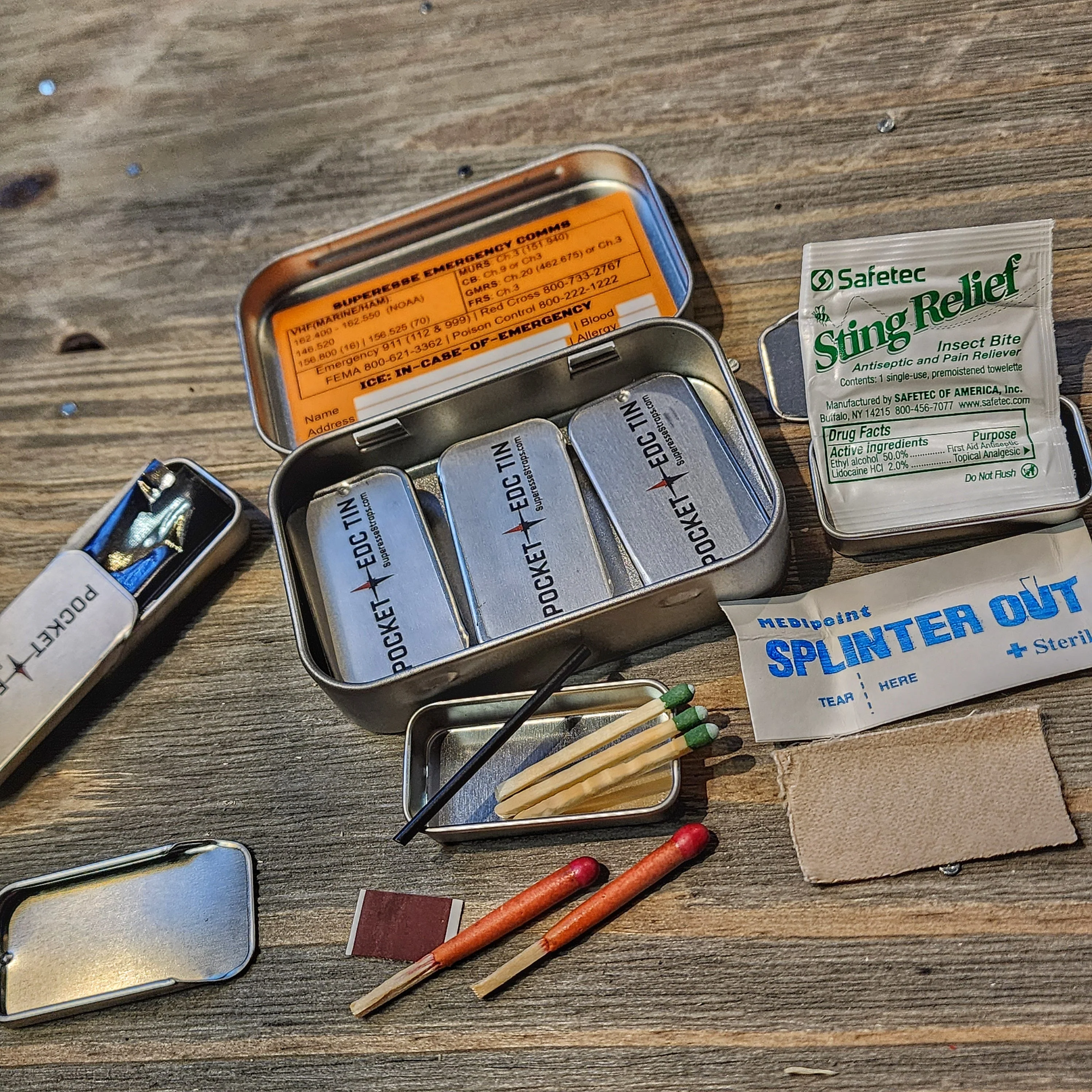EDC Pocket Tin - Compartmentalized Survival Kits - Image 66