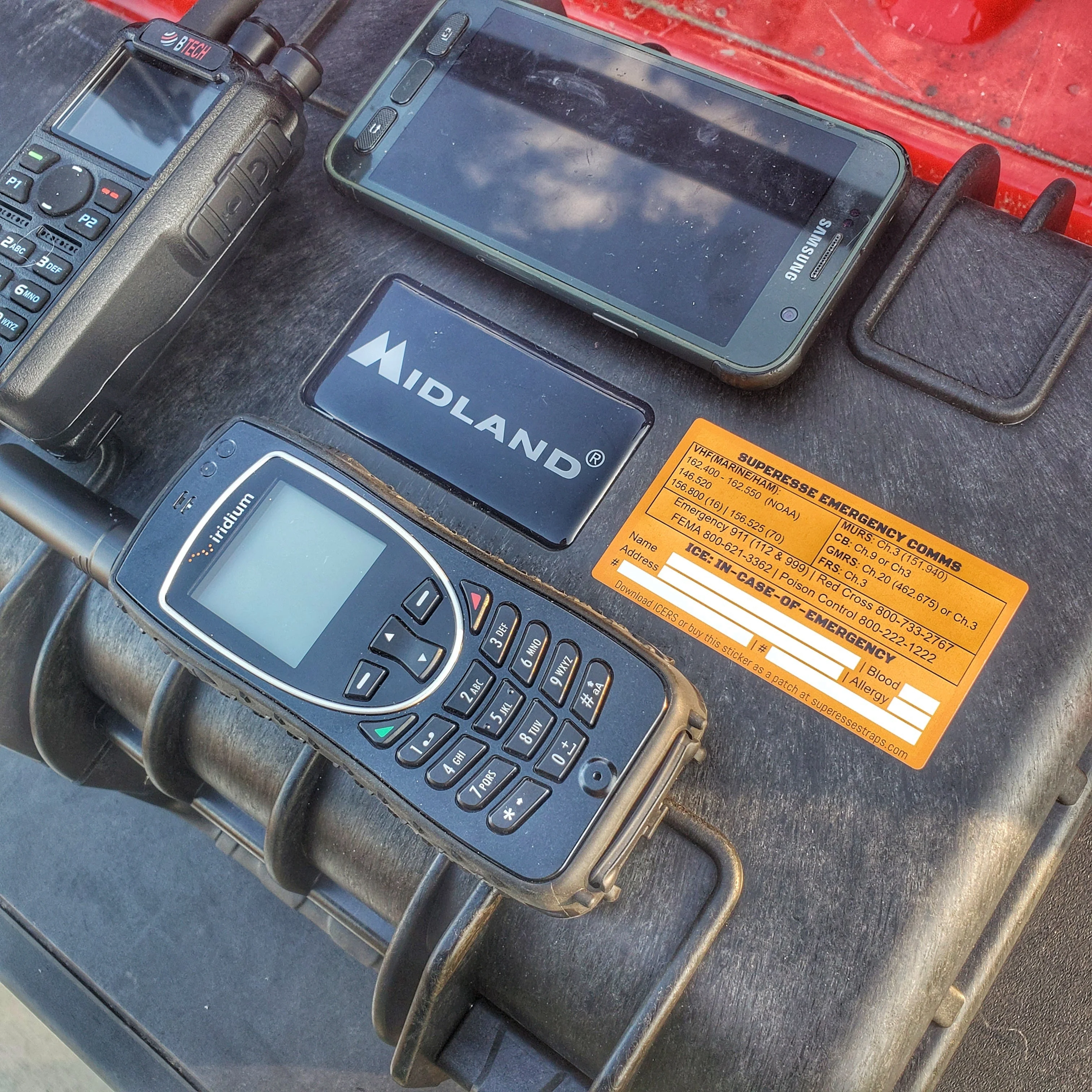 Emergency Comms & ICE Decal - Radio Frequency/Channel and Telephone Contact Numbers, ICE Card - Image 9