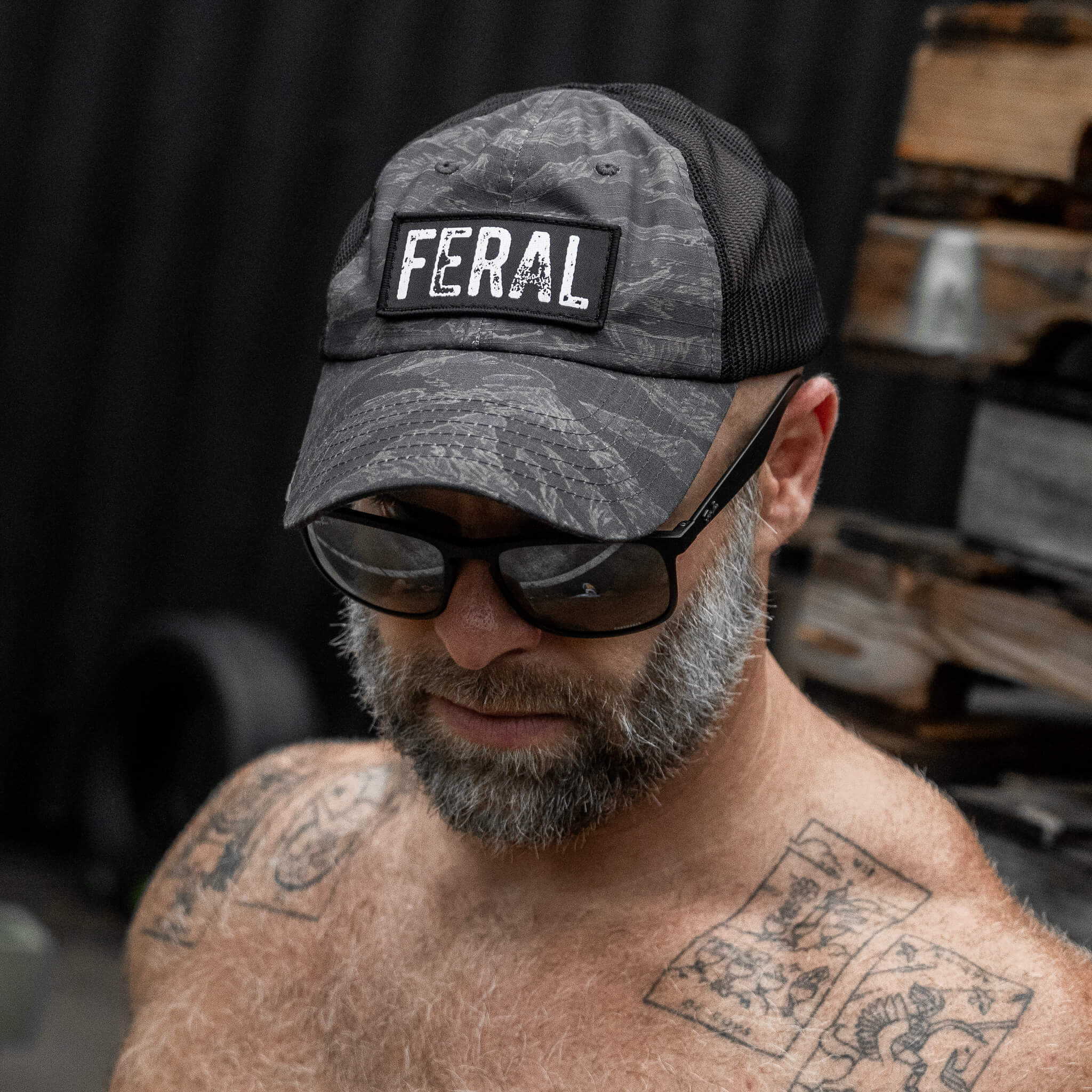 Feral Patch Low Profile RipStop Snapback Hat - Image 45