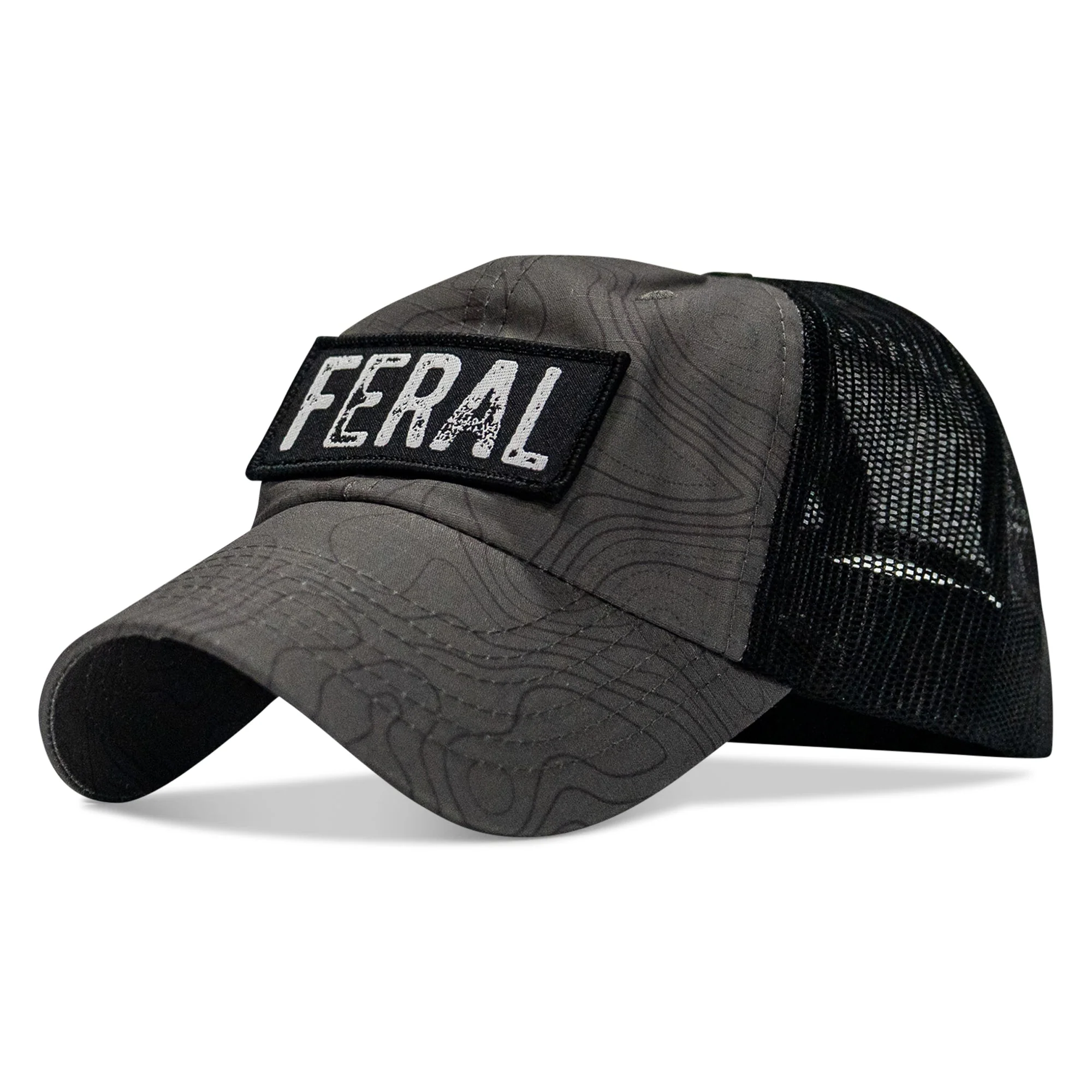 Feral Patch Low Profile RipStop Snapback Hat - Image 91