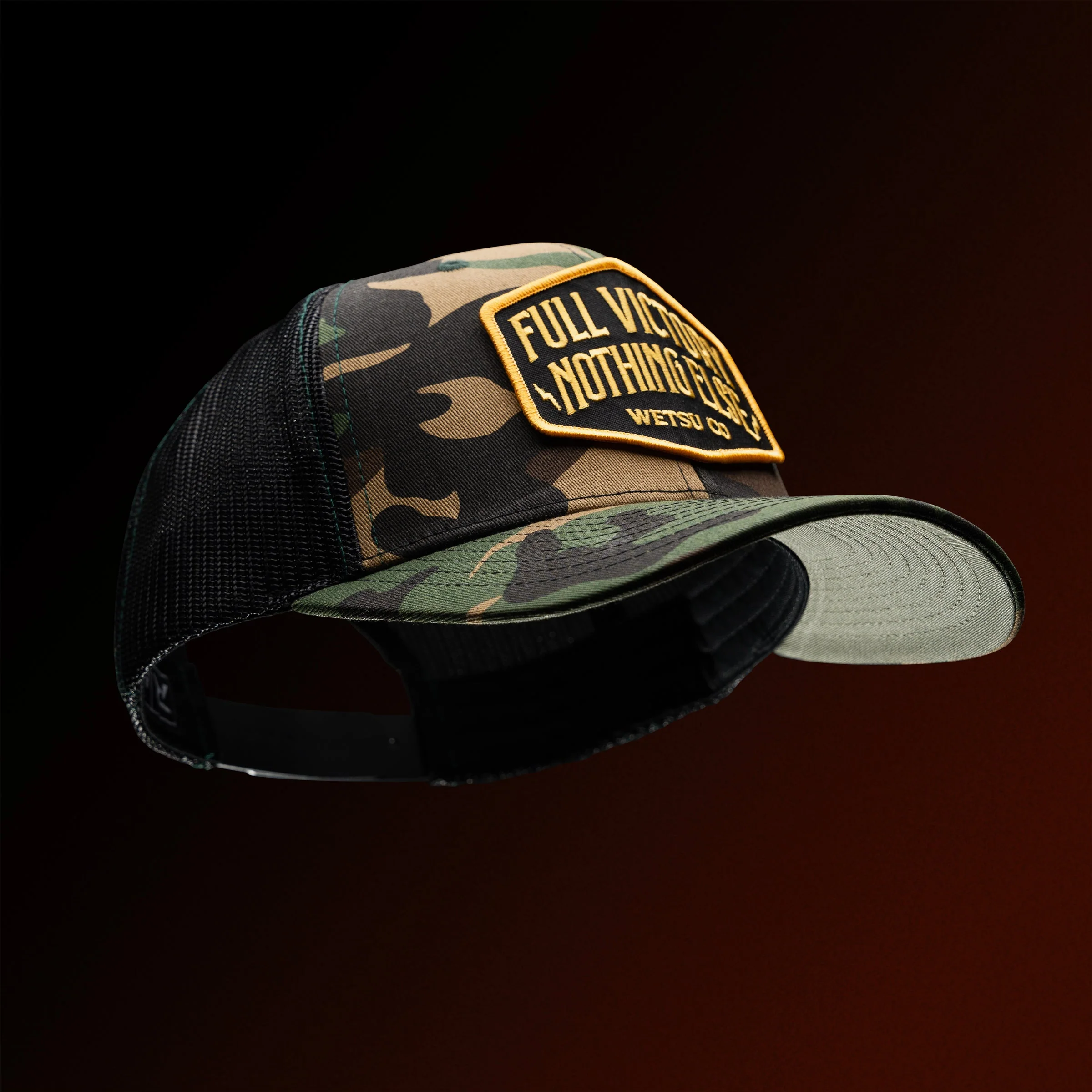 Full Victory Shield Patch Trucker Hat - Image 2