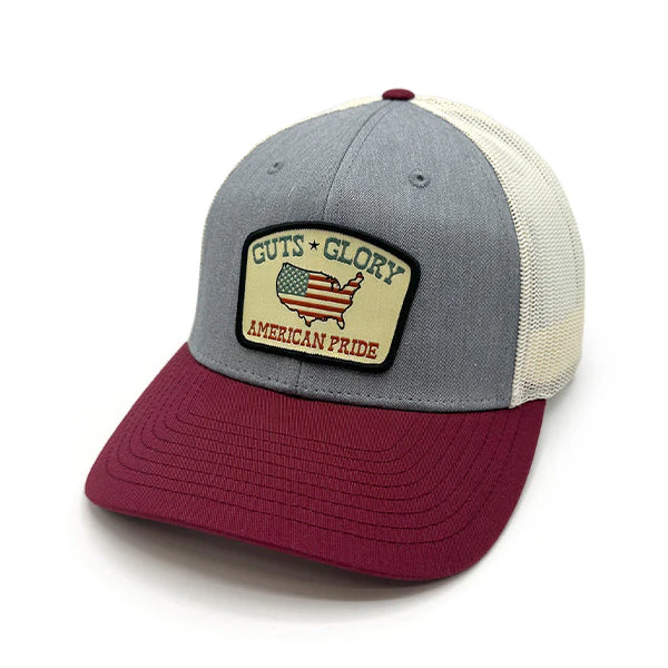 Guts Glory American Pride Woven Patch Hat - Image 2