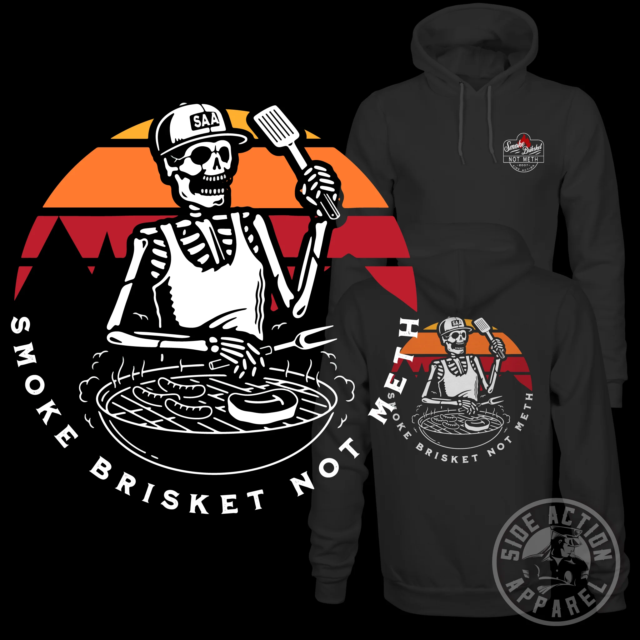 Smoke Brisket Hoodie - Image 3