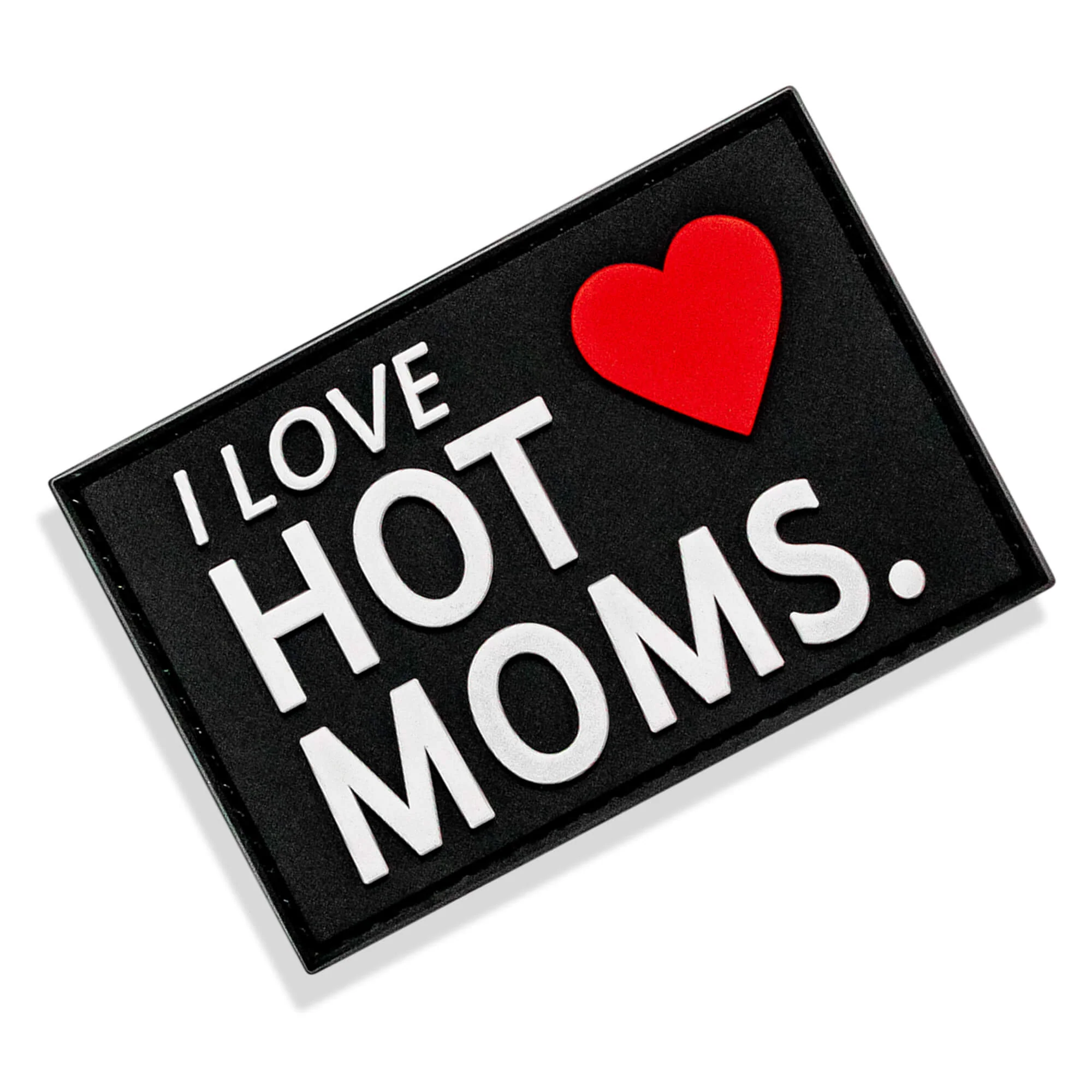 I Love Hot Moms' PVC Patch - Image 3