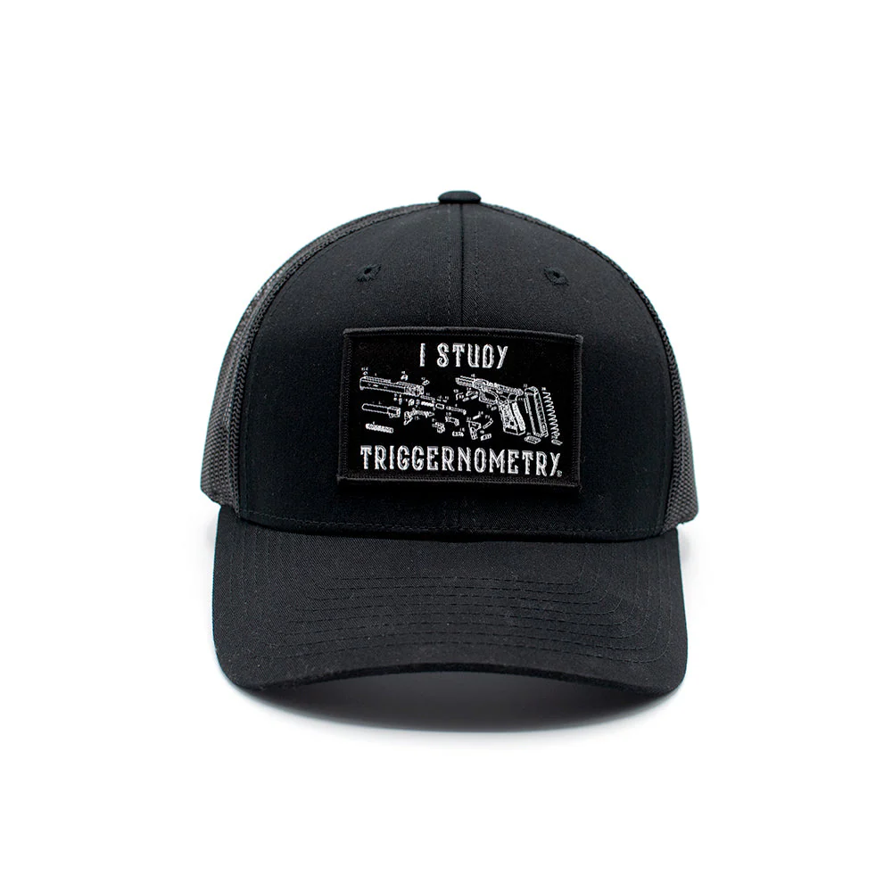 I Study Triggernometry Woven Patch Hat - Image 4