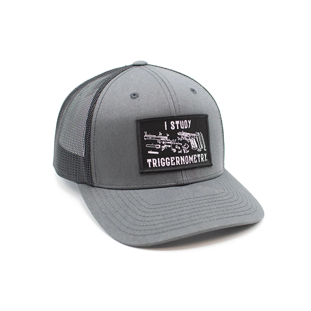 I Study Triggernometry Woven Patch Hat - Image 5