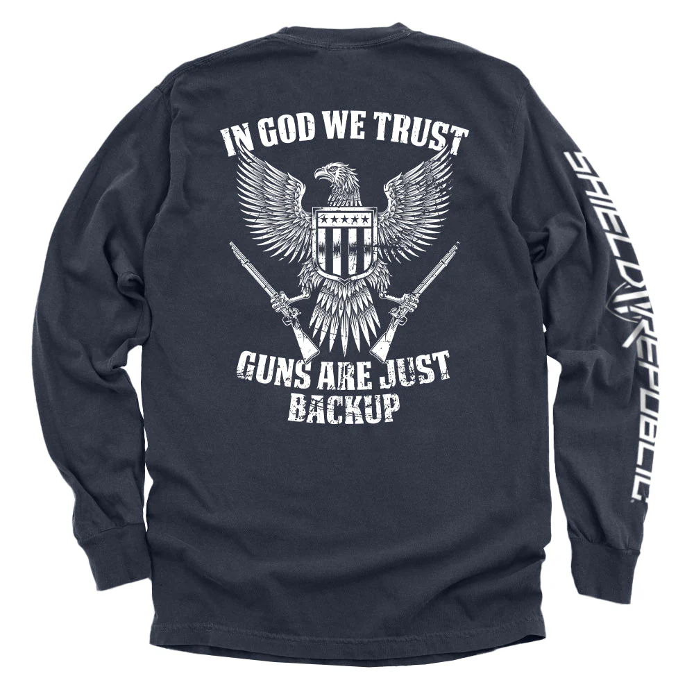 In God We Trust Guns Are Just Backup - Image 5