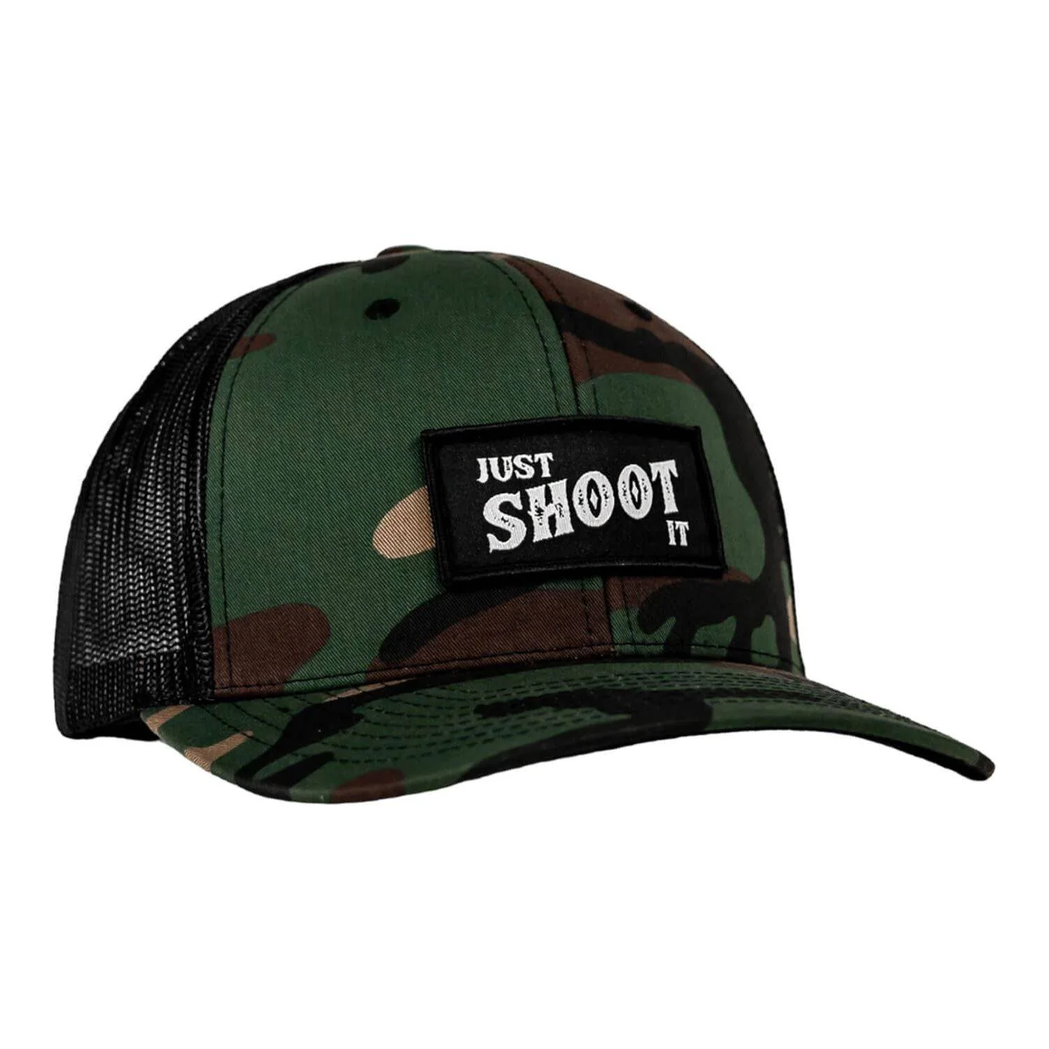 Just Shoot It Patch Snapback HAT - Image 6