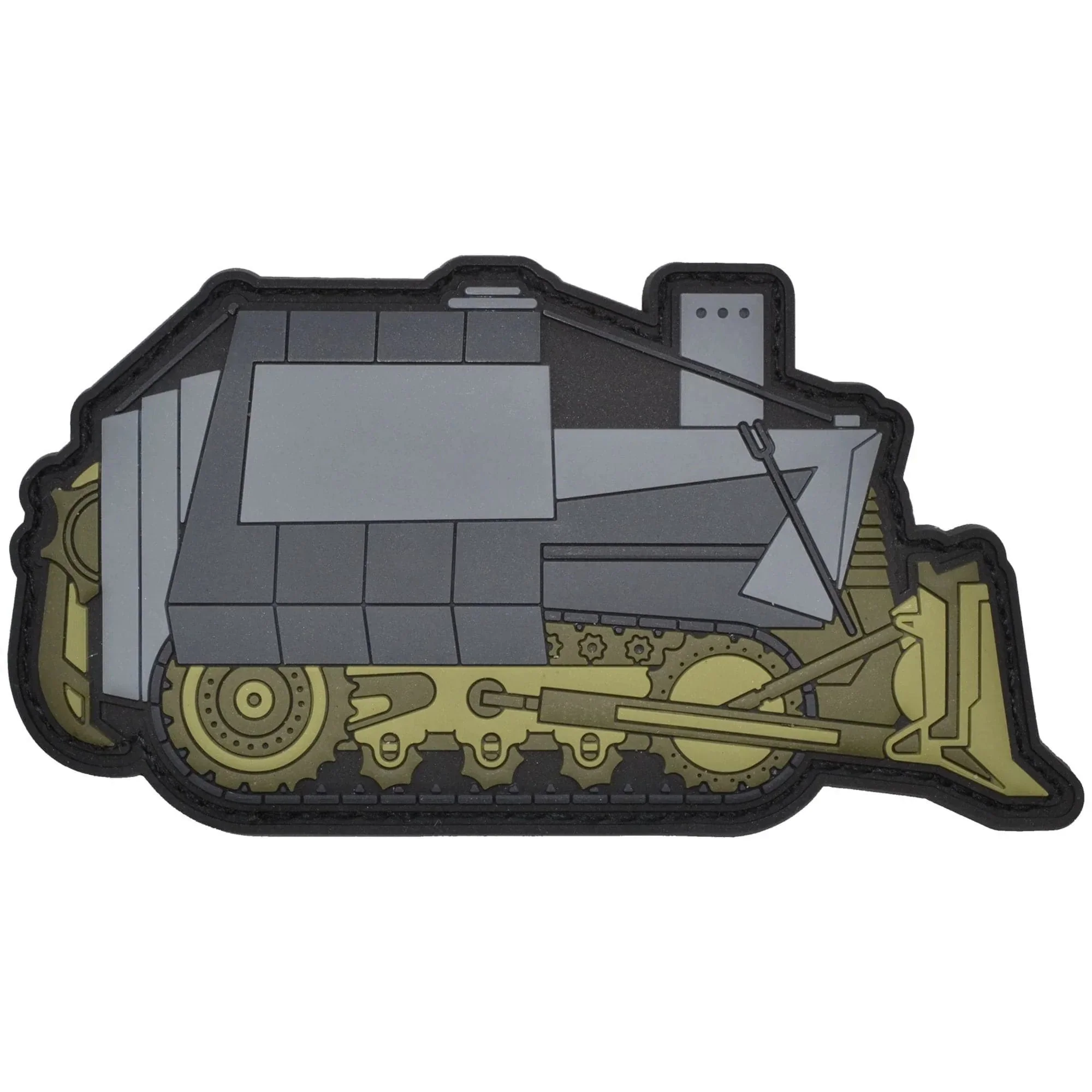 Killdozer PVC Patch - 2x4 inches, Full Color & OD Green: Unreasonable Acts by Reasonable Men - Image 4