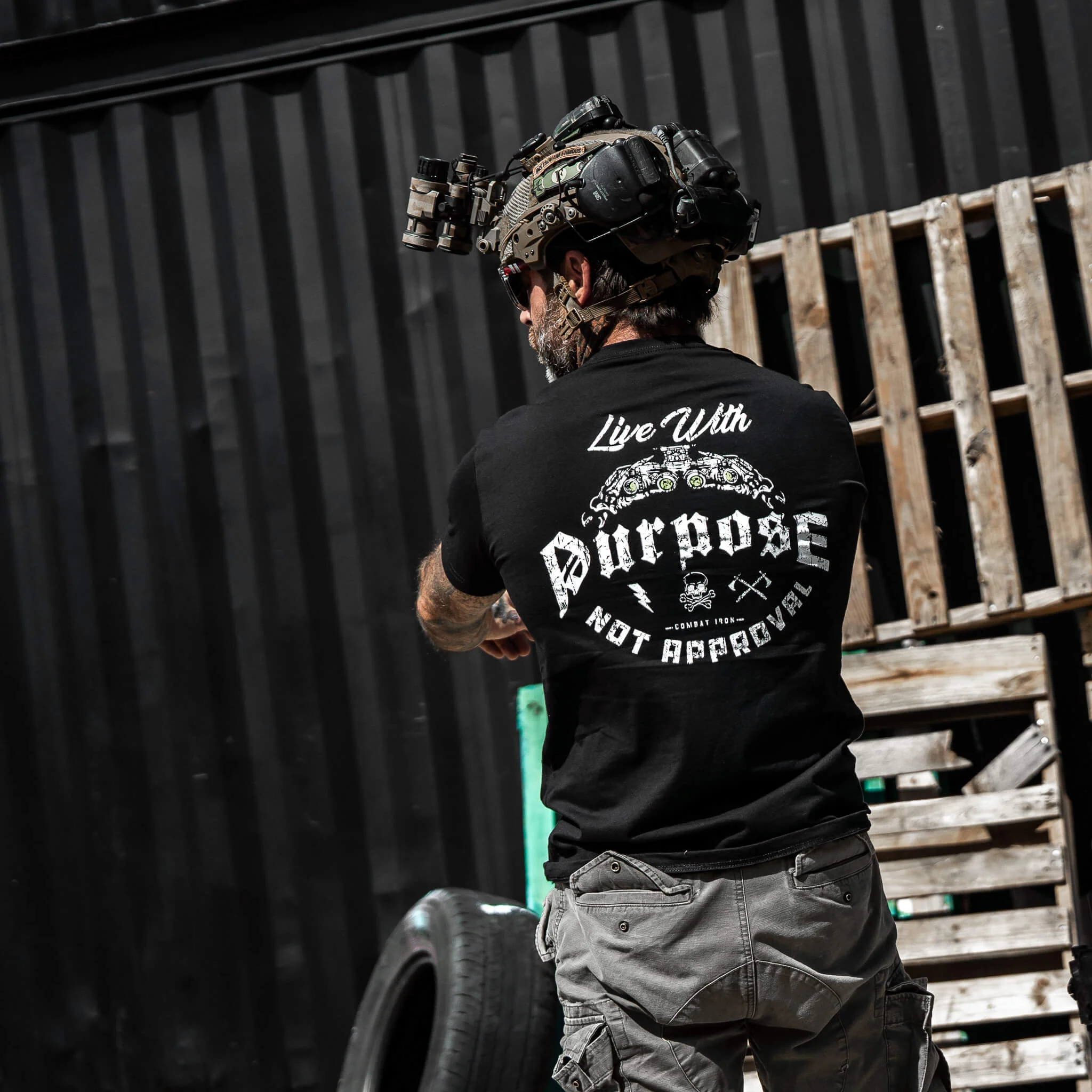 Live With Purpose. Not Approval Men's T-Shirt - Image 4