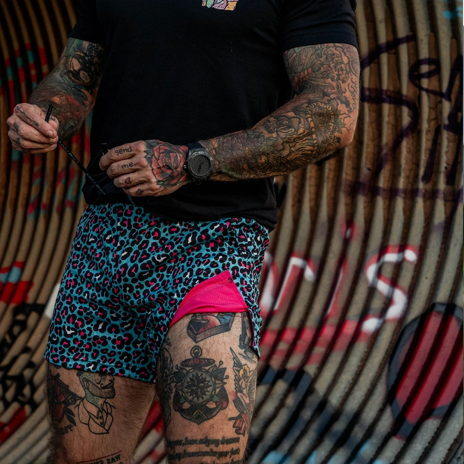 Men's Hoochie Daddy Mesh Shorts | 5" - Image 38