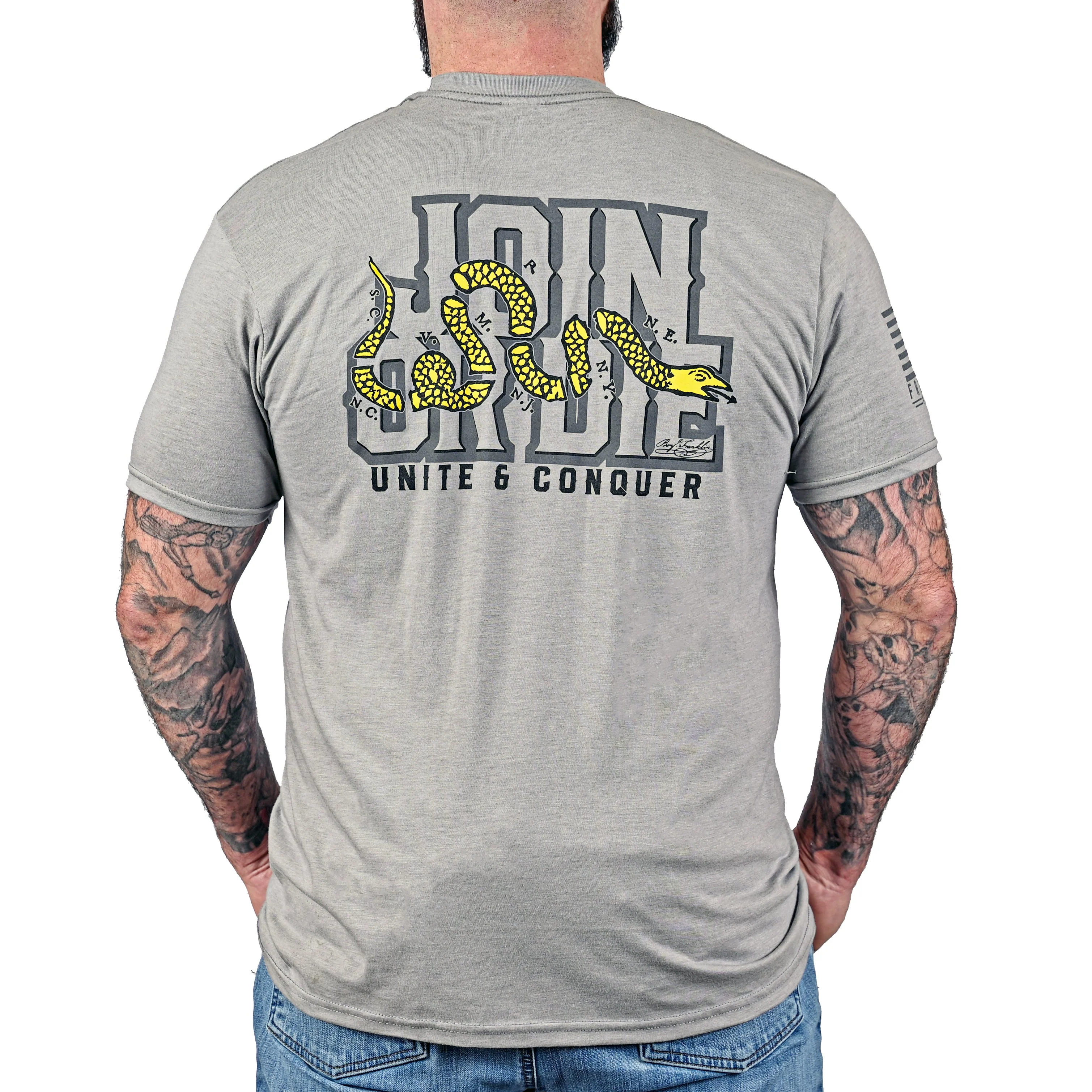 Men's Join or Die Patriotic T-Shirt - Image 3